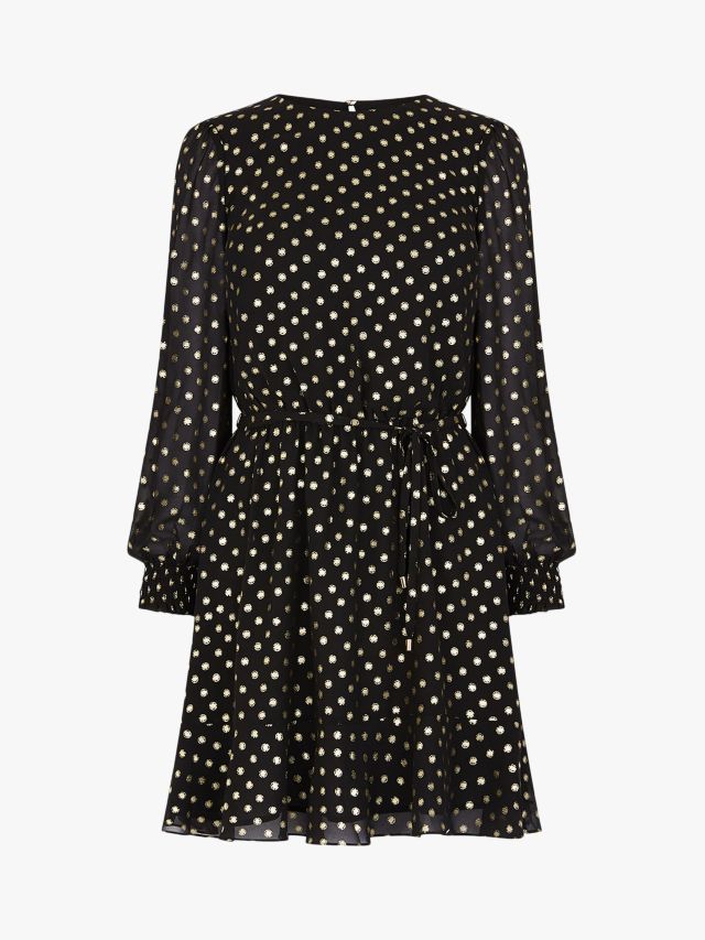 Spot chiffon 2025 blouse dress oasis