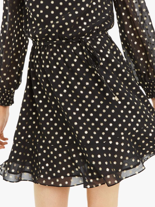 Spot chiffon 2025 blouse dress oasis