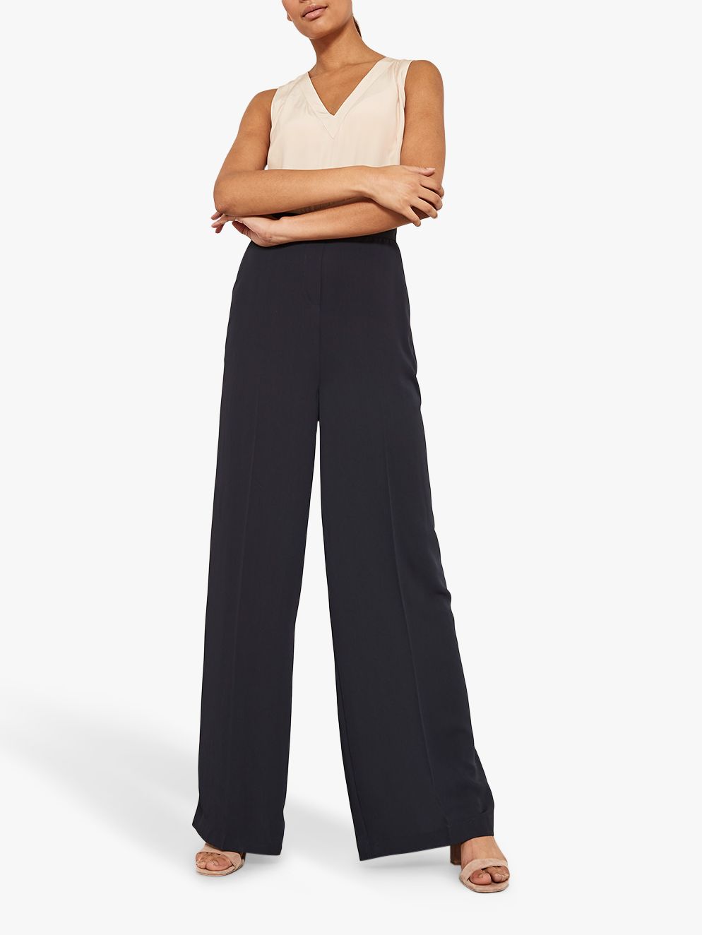 Mint Velvet Wide Leg Jumpsuit, Multi