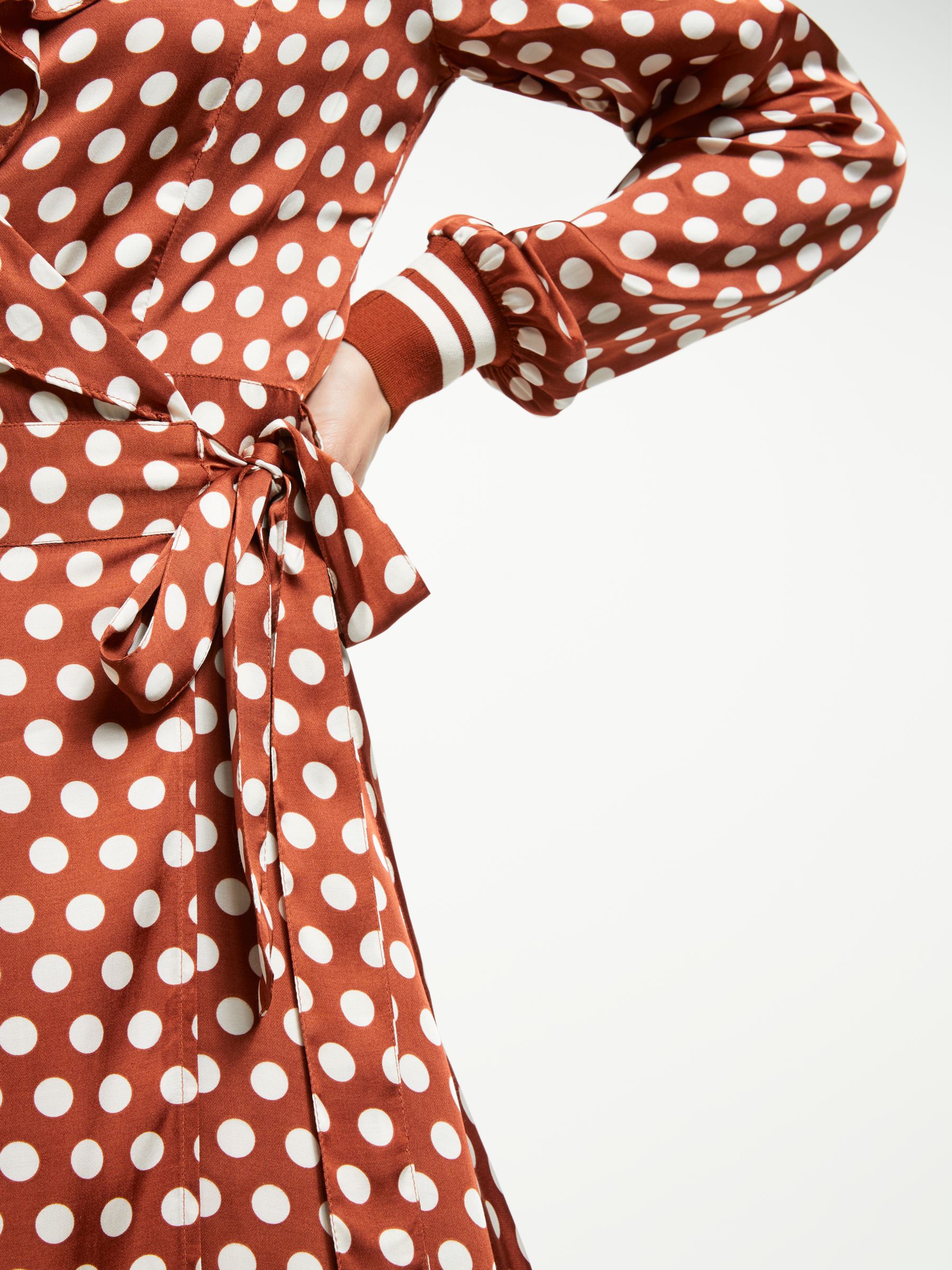 second female polka dot dress