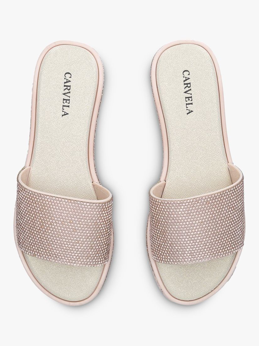 Carvela Boom Embellished Slider Sandals 