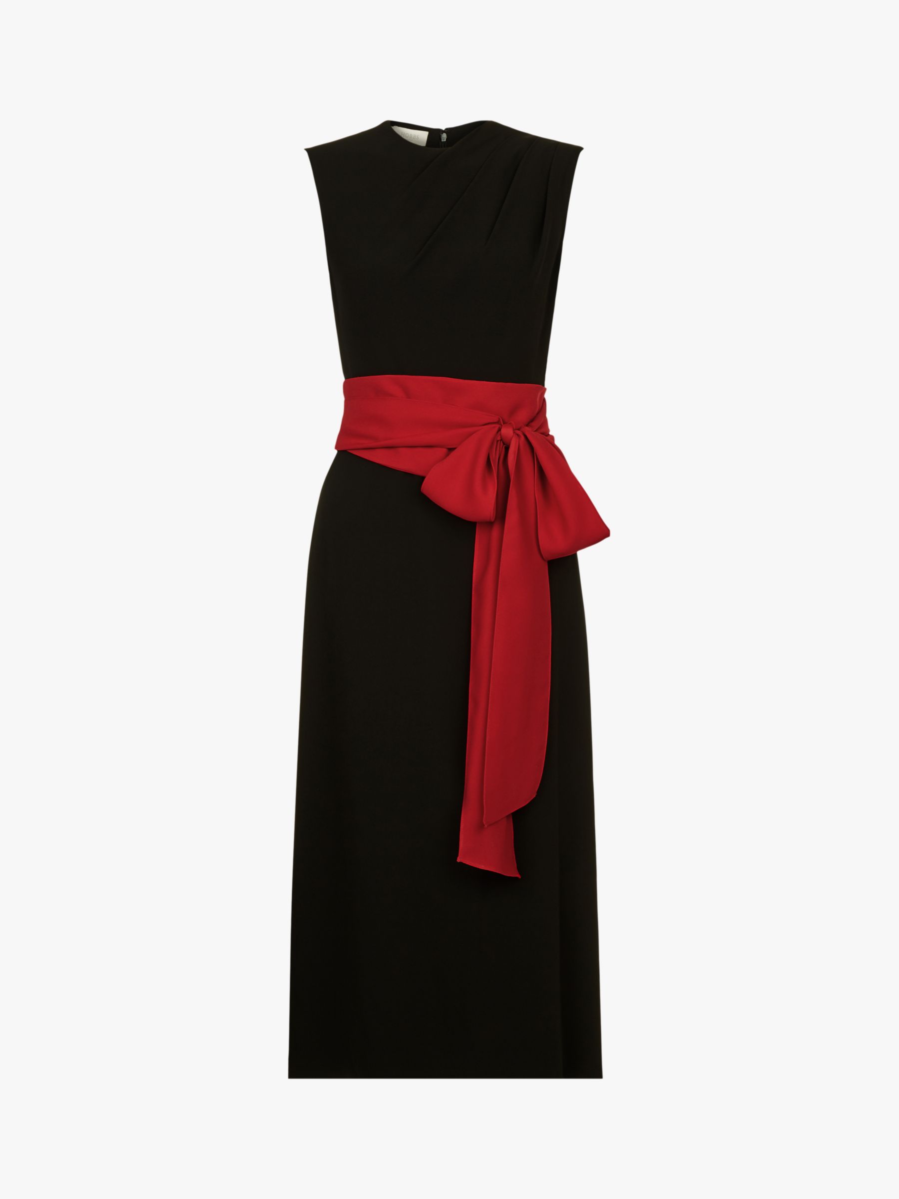 hobbs red and black dress