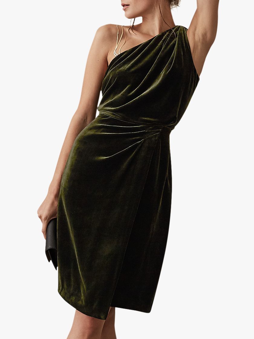 reiss dark green dress