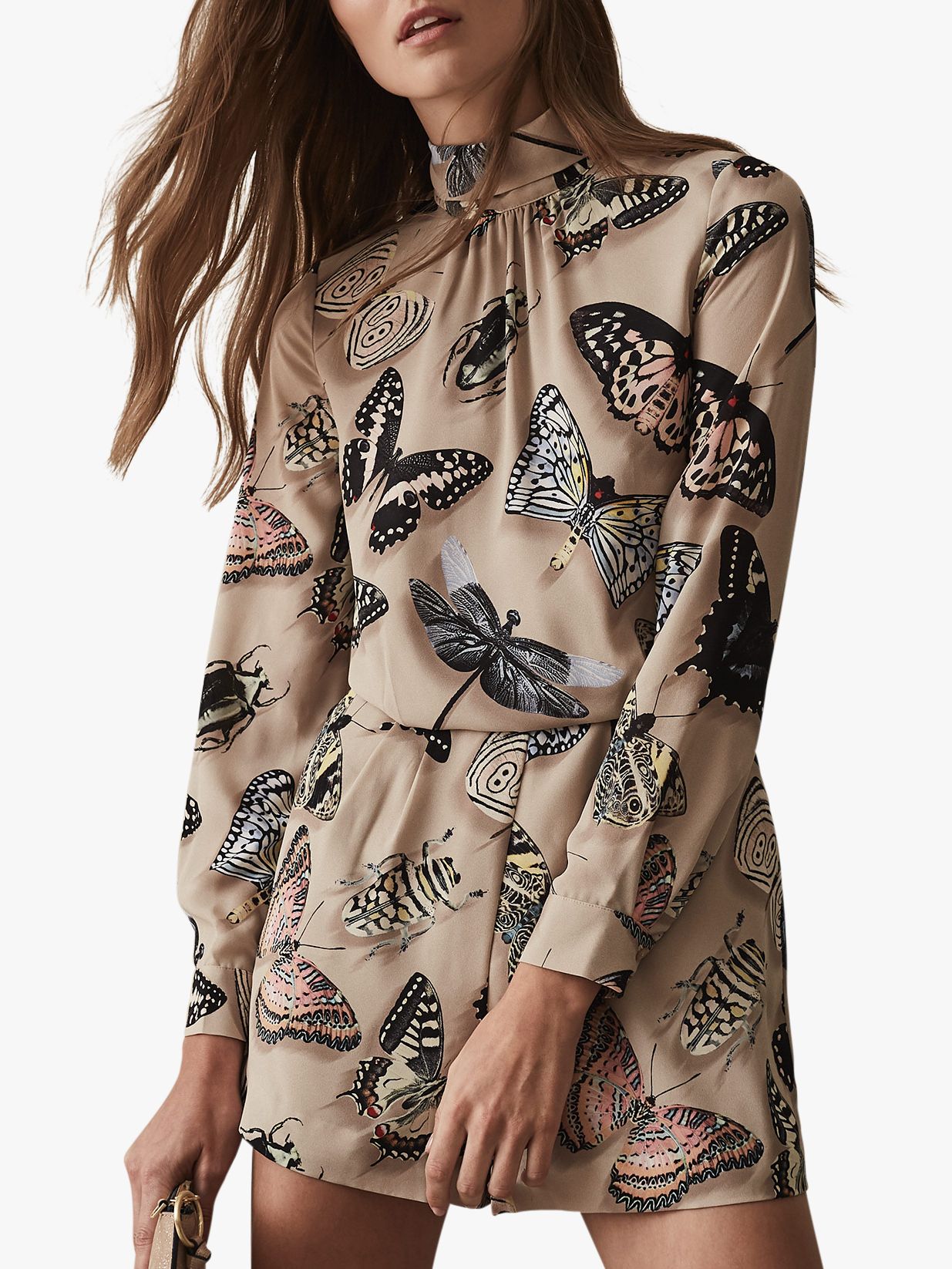 reiss butterfly playsuit