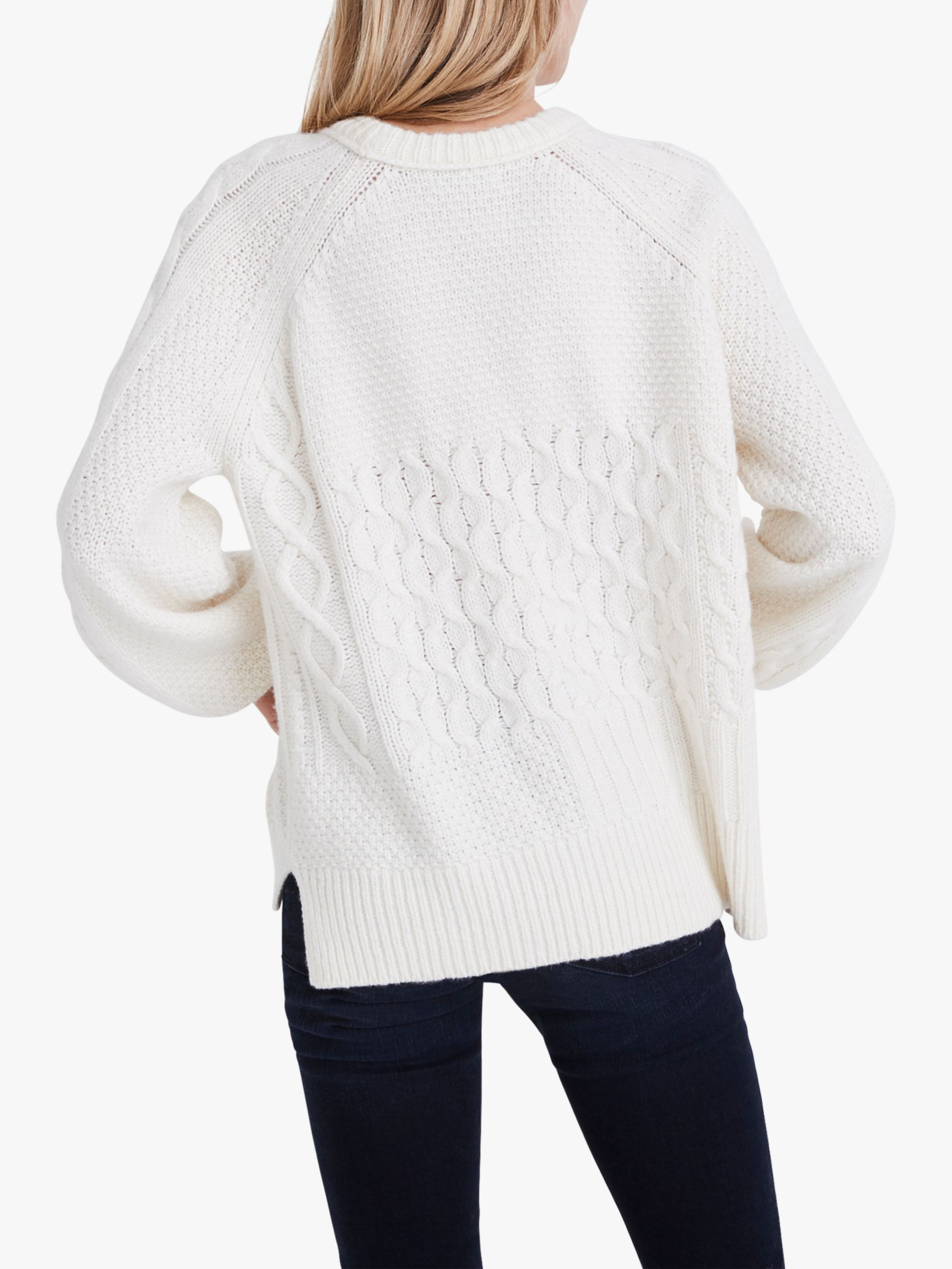 Madewell Cable Montecito Jumper, Antique Cream