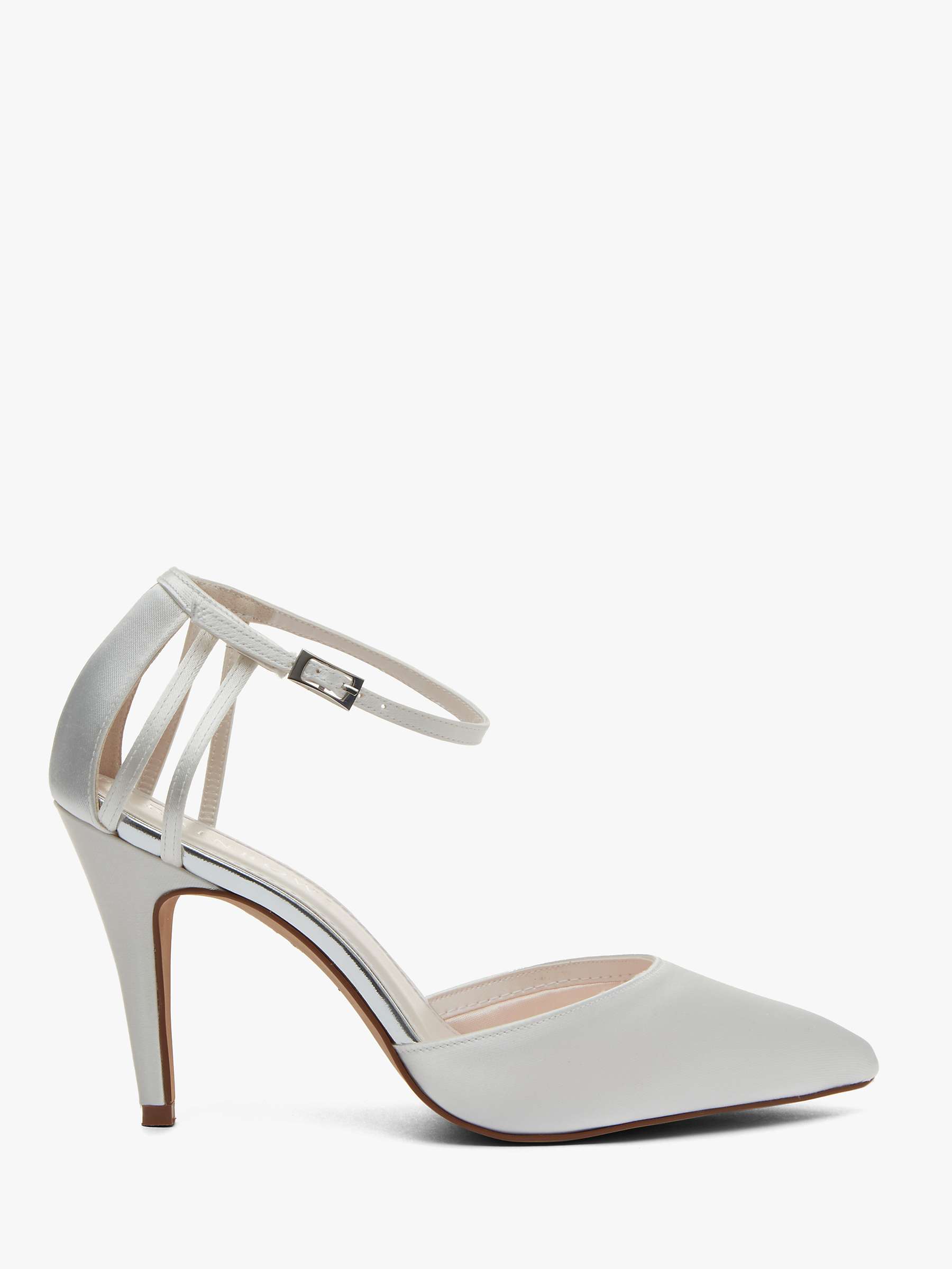 Buy Rainbow Club Kennedy Strappy Stiletto Heel Court Shoes, Ivory Online at johnlewis.com