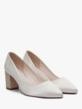 Rainbow Club Bambi Block Heel Court Shoes, Ivory