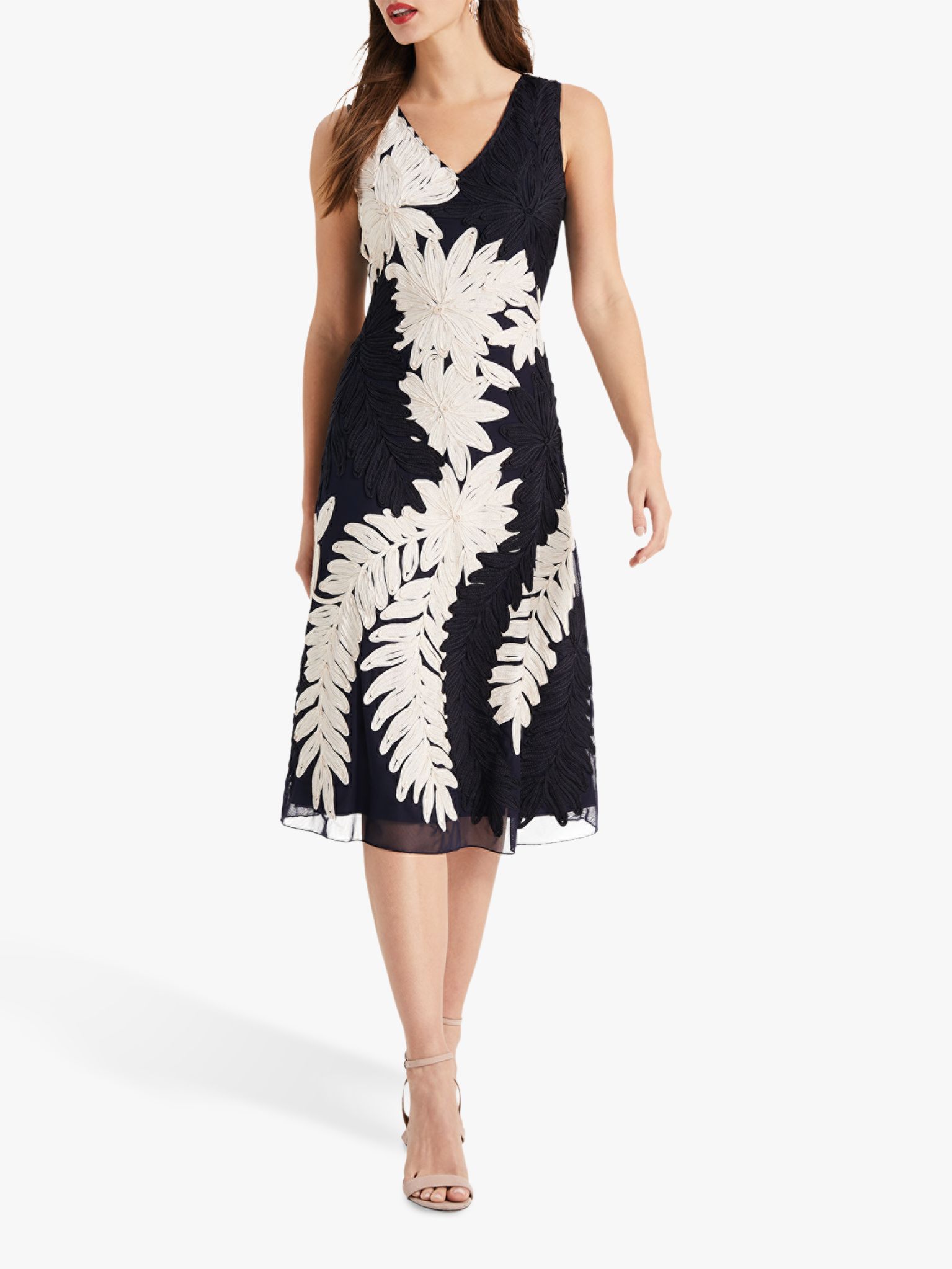 Phase Eight Denise Tapework Lace Fit and Flare Dress