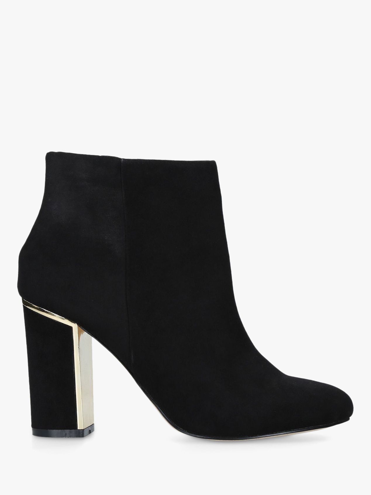 Carvela Scape Block Heel Ankle Boots, Black