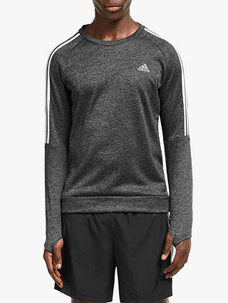 adidas Own The Run 3-Stripes Running Sweatshirt