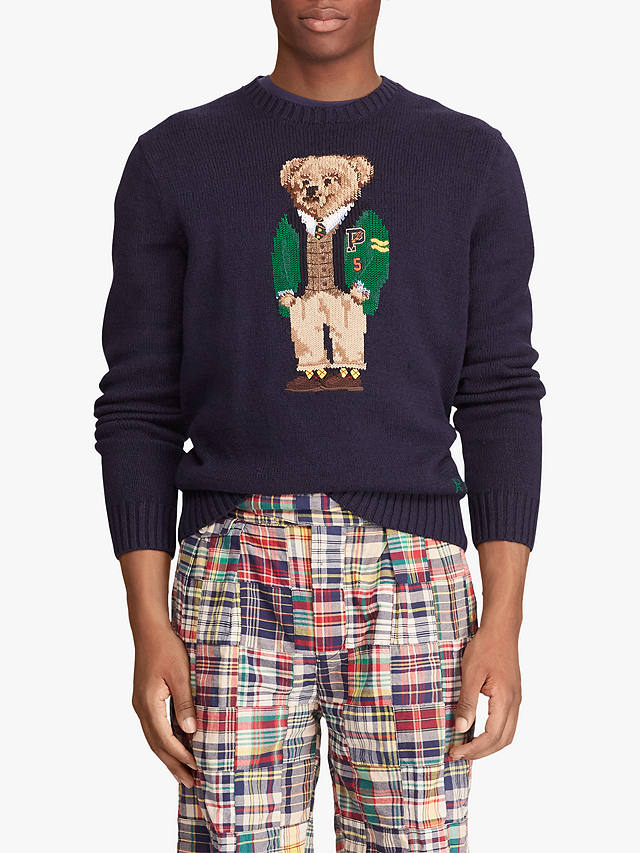 Polo Ralph Lauren University Bear Sweater, Navy