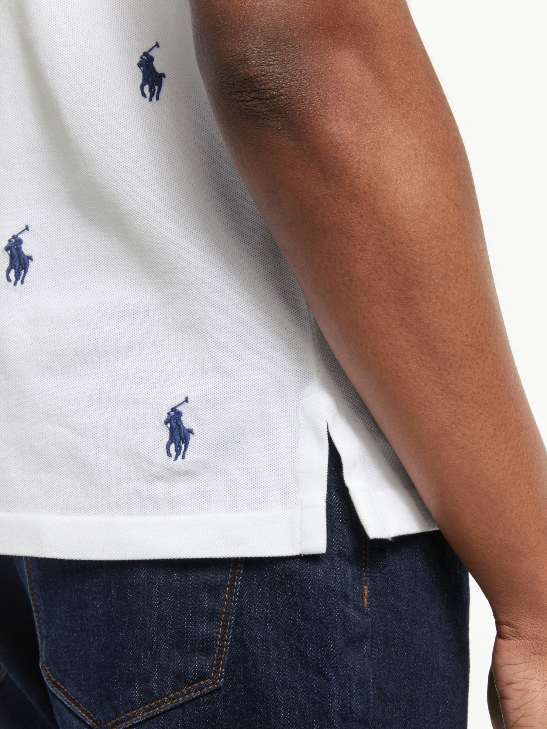 all over pony polo shirt