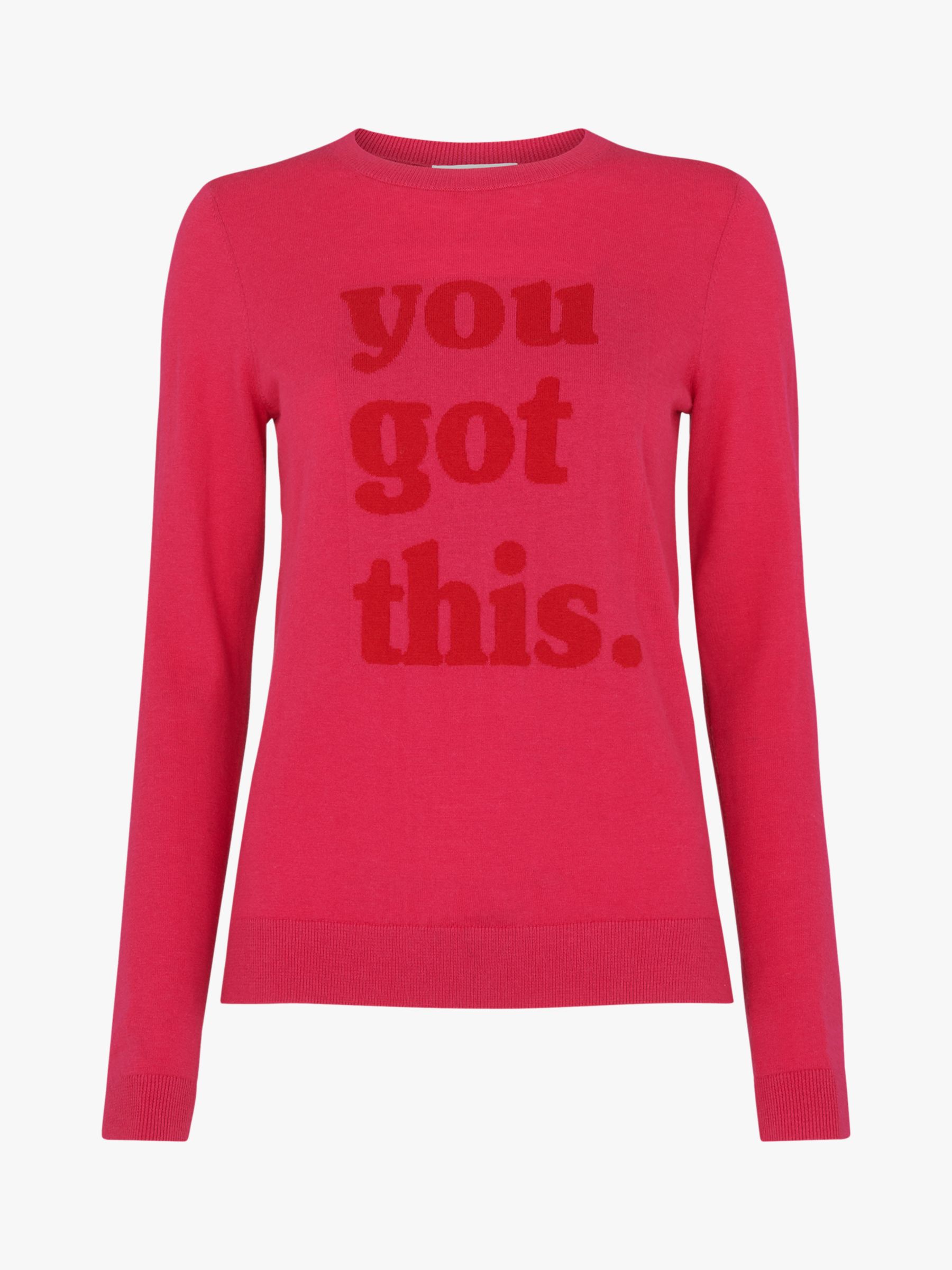 Whistles You Got This Knit Jumper, Pink