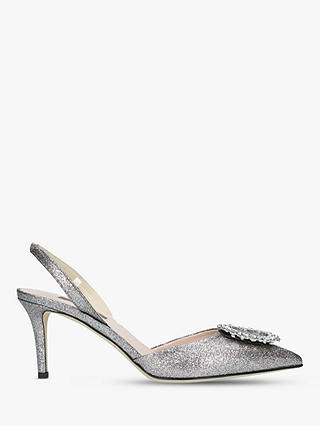 SJP by Sarah Jessica Parker Mabel Slingback Court Shoes, Metallic