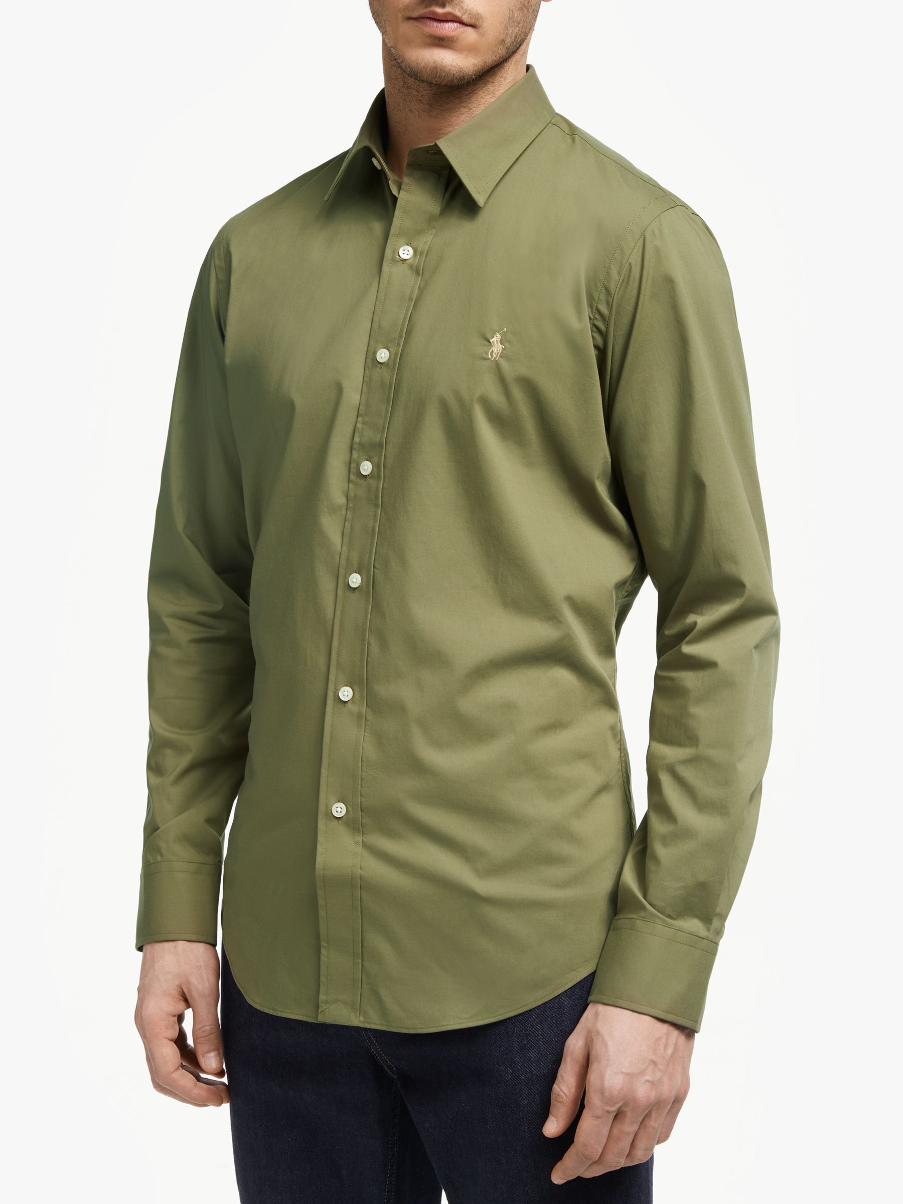 army green ralph lauren polo shirt