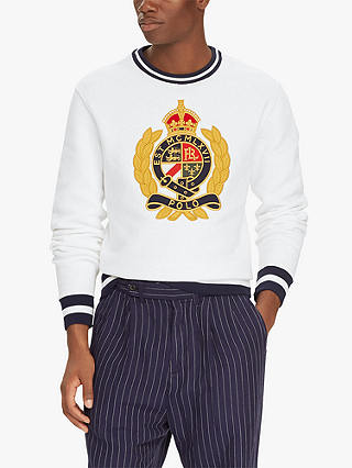 Polo Ralph Lauren Fleece Graphic Sweatshirt, White