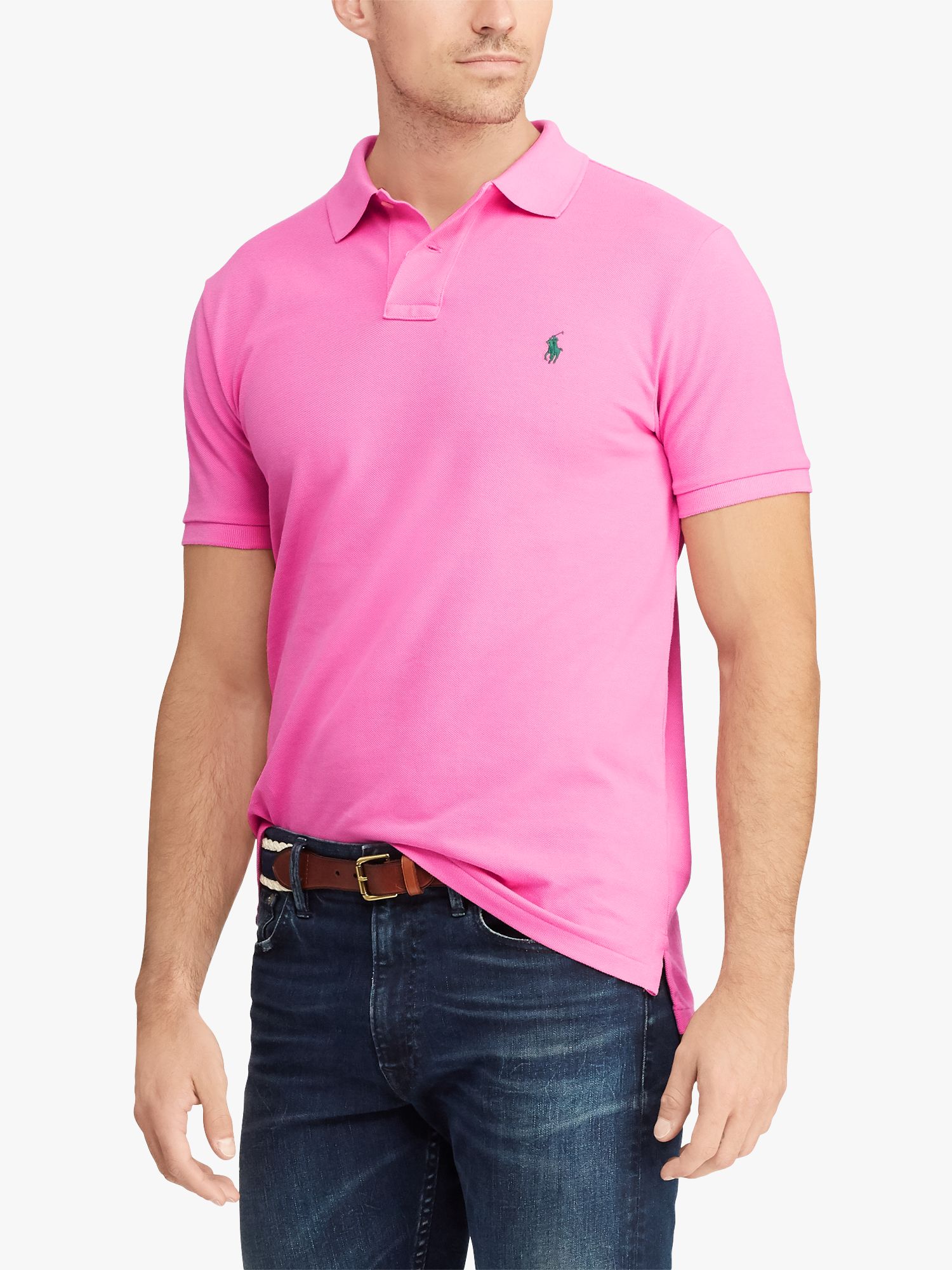 ralph lauren pink polo shirt