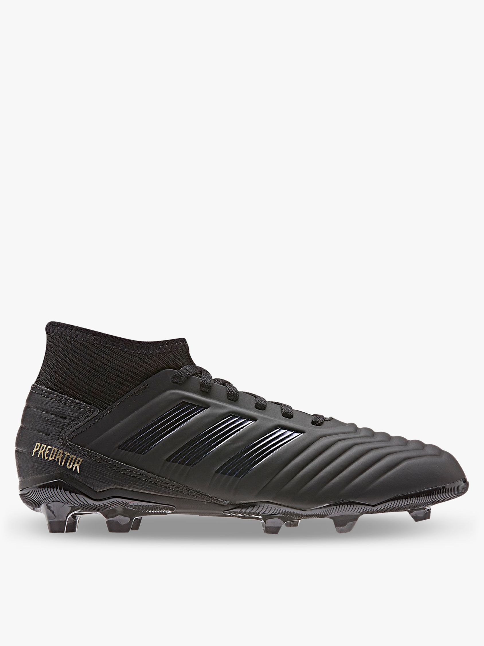 adidas Children's Predator 19.3 Firm Ground Football Boots, Core Black at  John Lewis \u0026 Partners