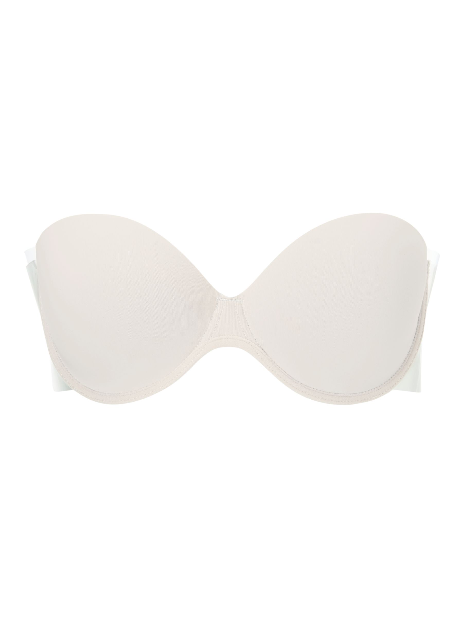 John Lewis Winged Boost Strapless Backless Bra, Almond
