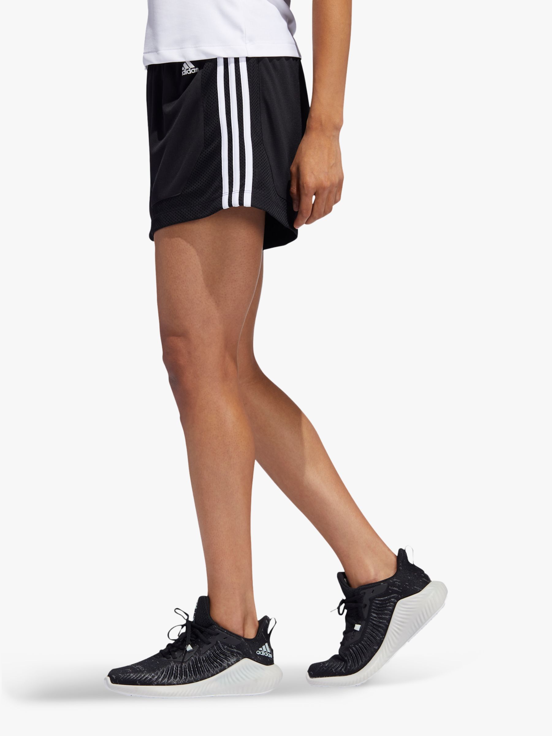 adidas 3-Stripes 5-Inch Mesh Shorts 