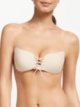 John Lewis Lace Up Stick-On Bra