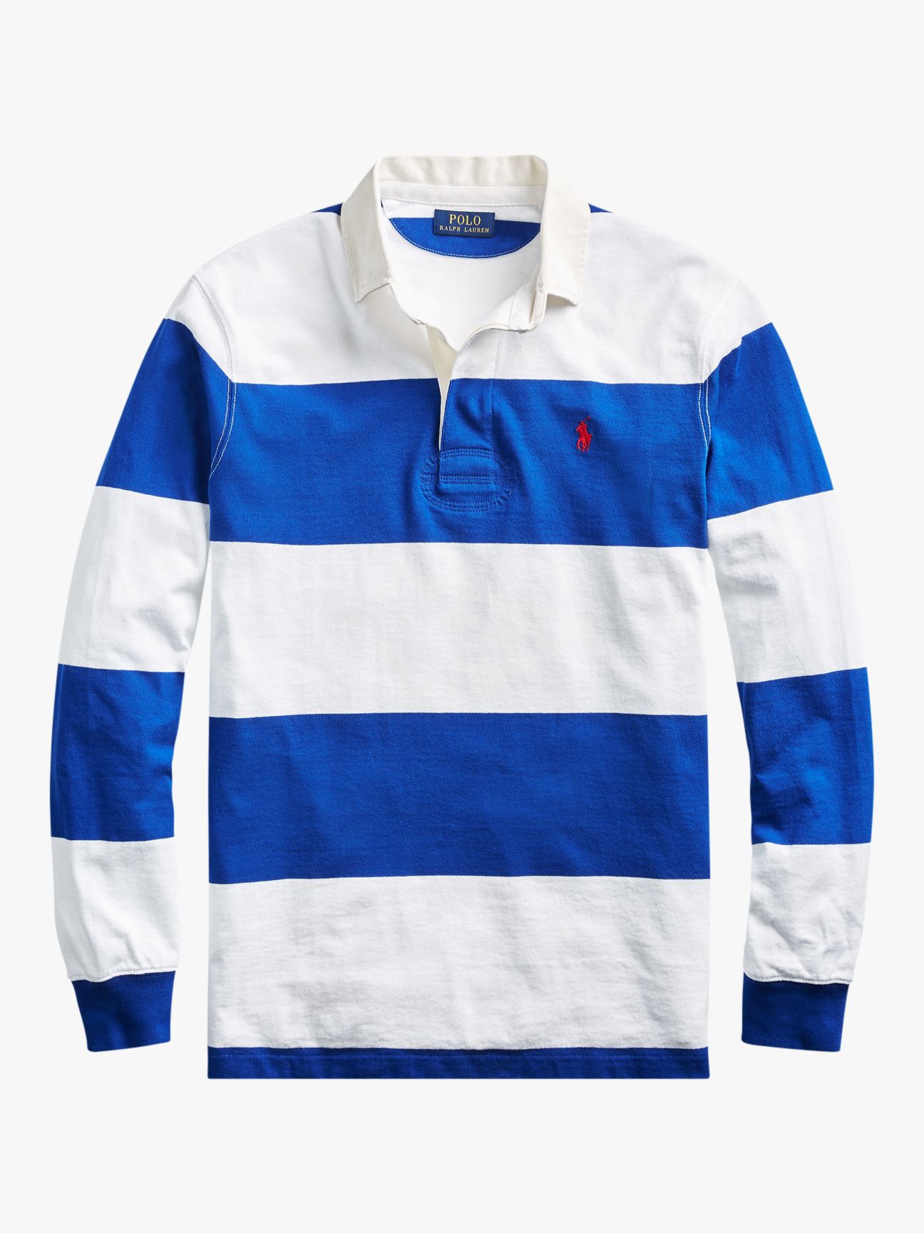 Polo Ralph Lauren Long Sleeve Stripe Rugby Shirt Saphireoxford 