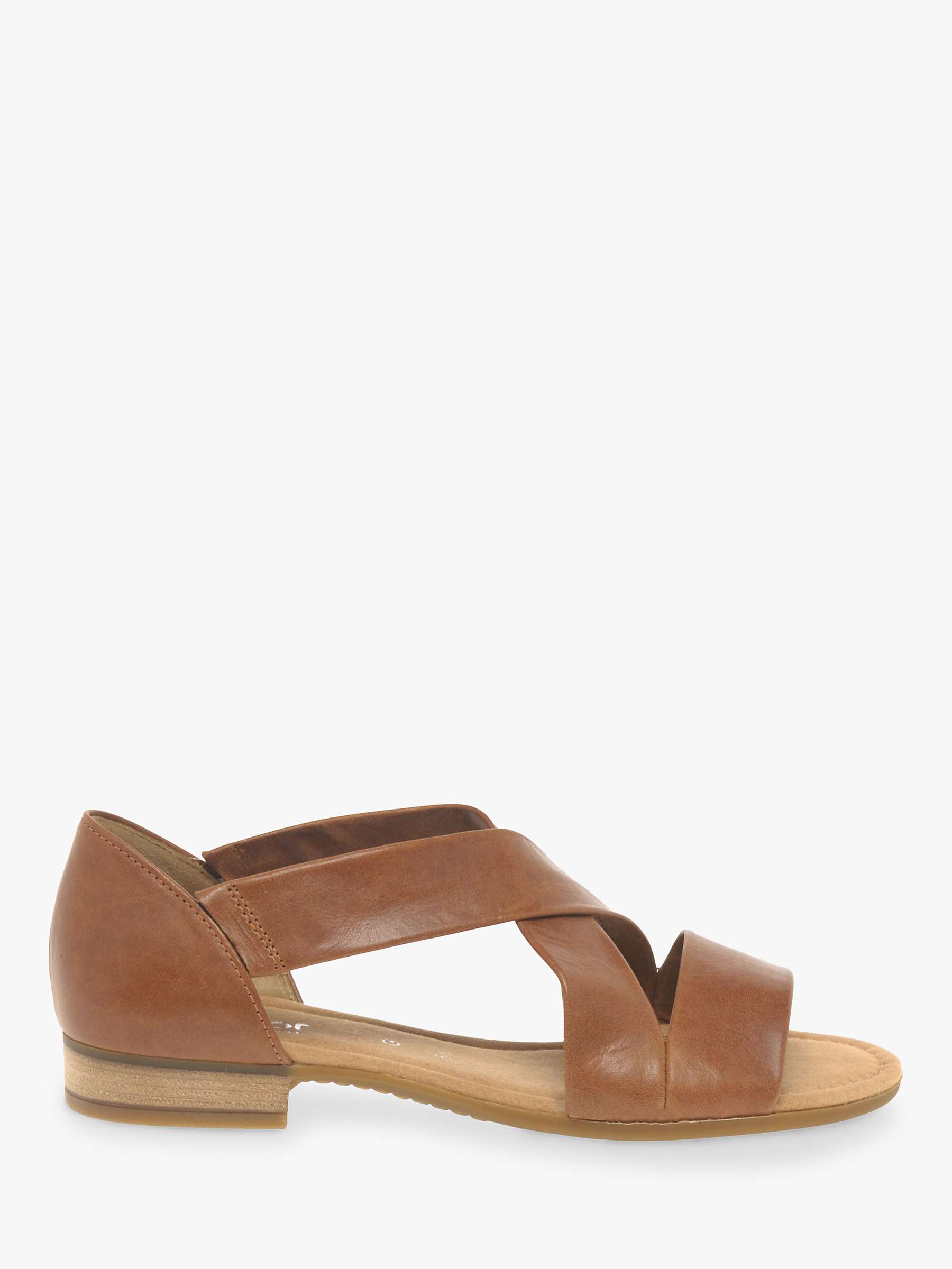 Buy Gabor Sweetly Wide Fit Leather Strap Sandals Online at johnlewis.com