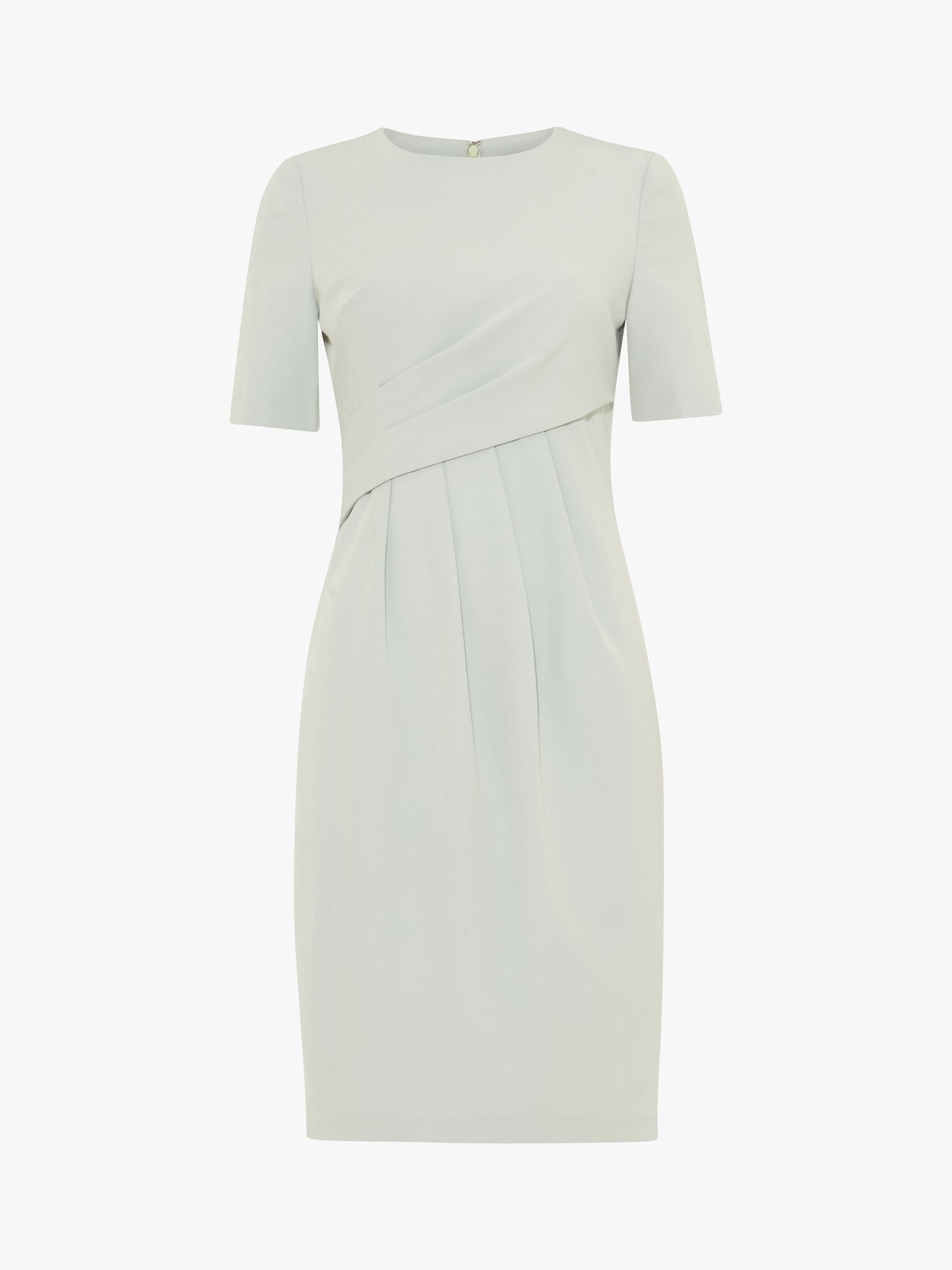 Phase Eight Amira Ruched Dress, Duck Egg