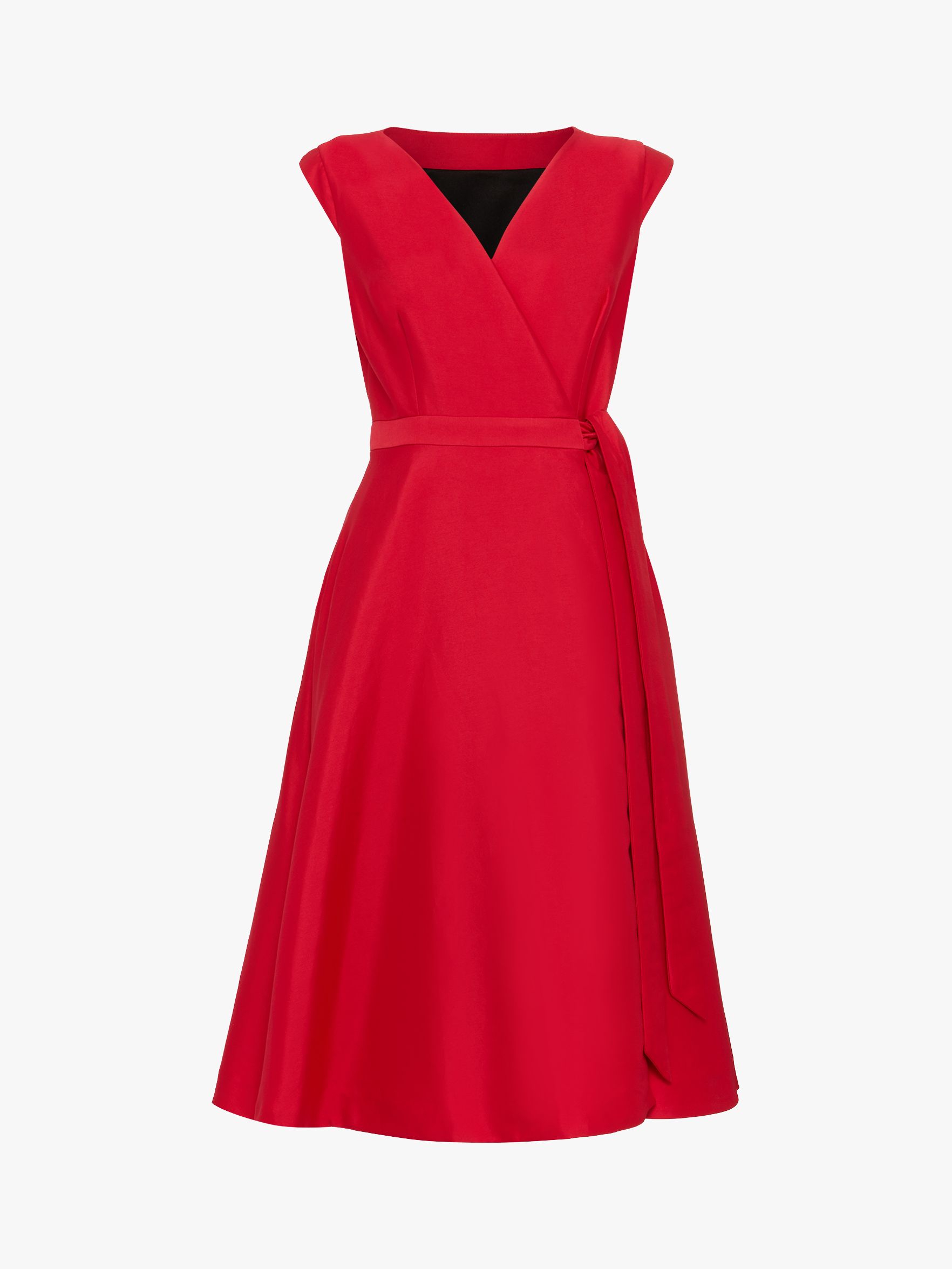 Phase Eight Estelle Fit & Flare Dress, Raspberry