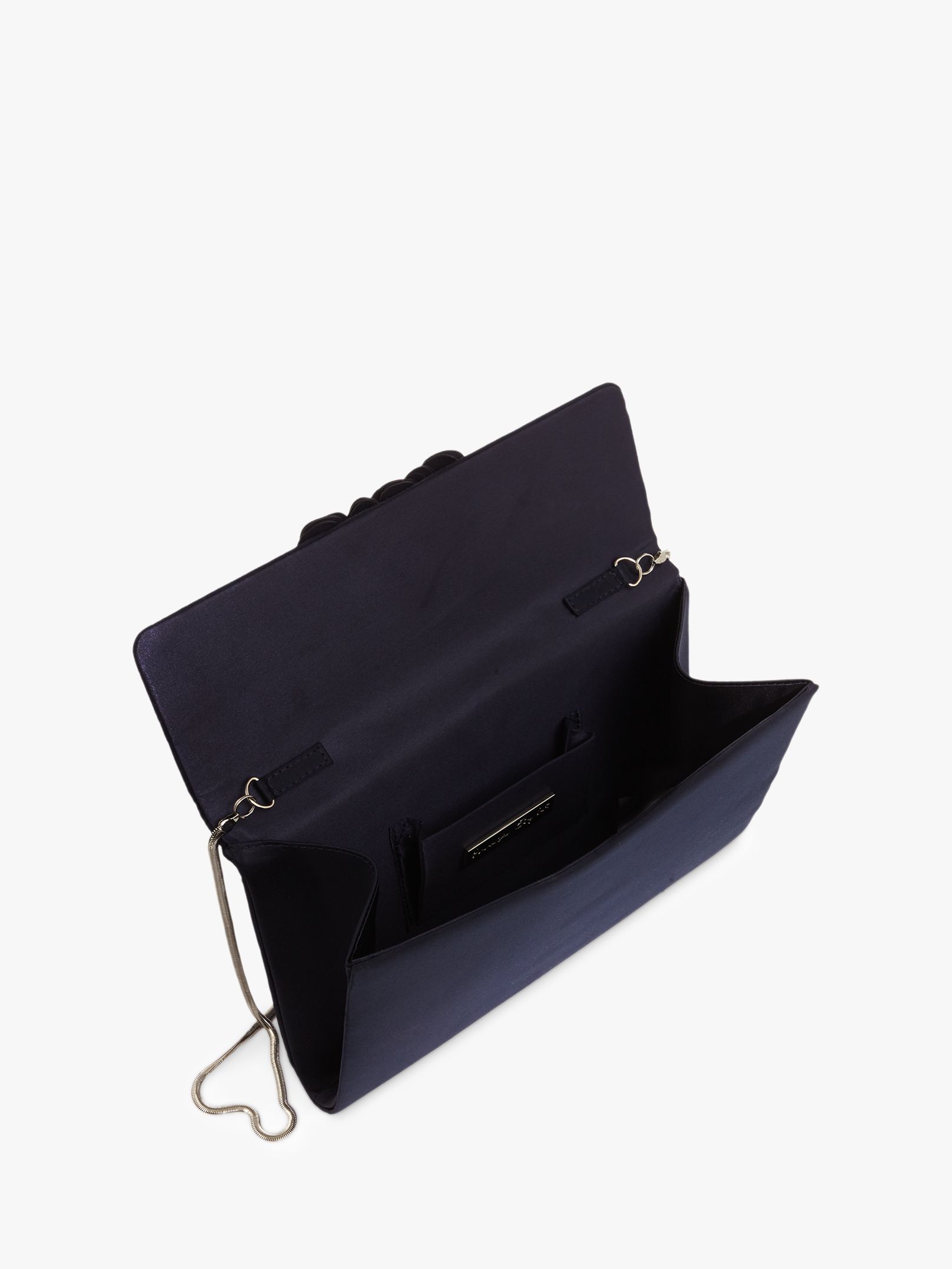 phase eight navy clutch bag