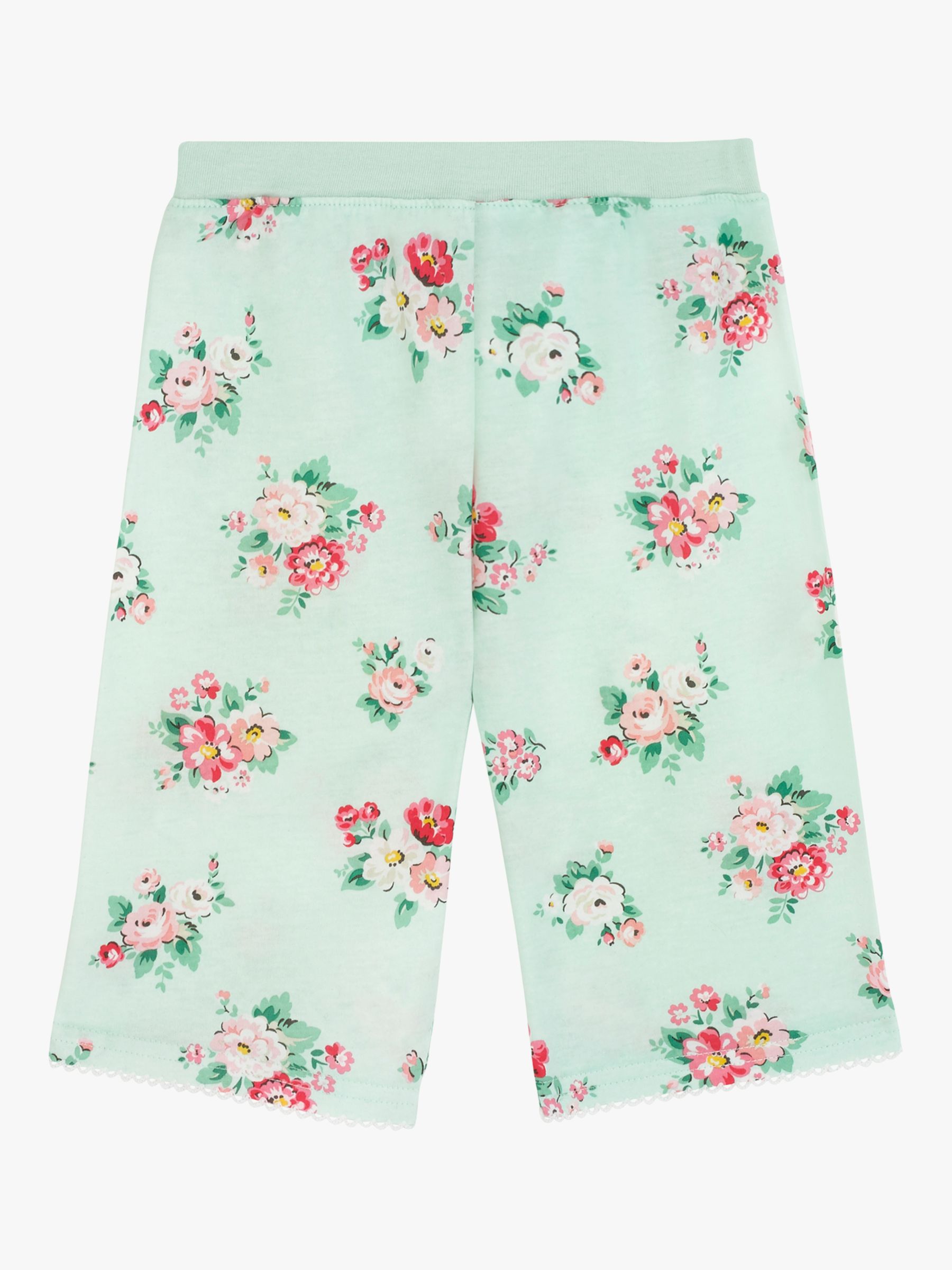 Cath Kids Girls' Islington Bunch Floral Print Pyjamas, Mint