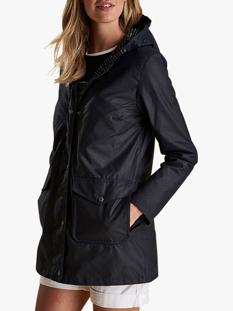 Barbour Seahouse Hooded Waxed Jacket at 