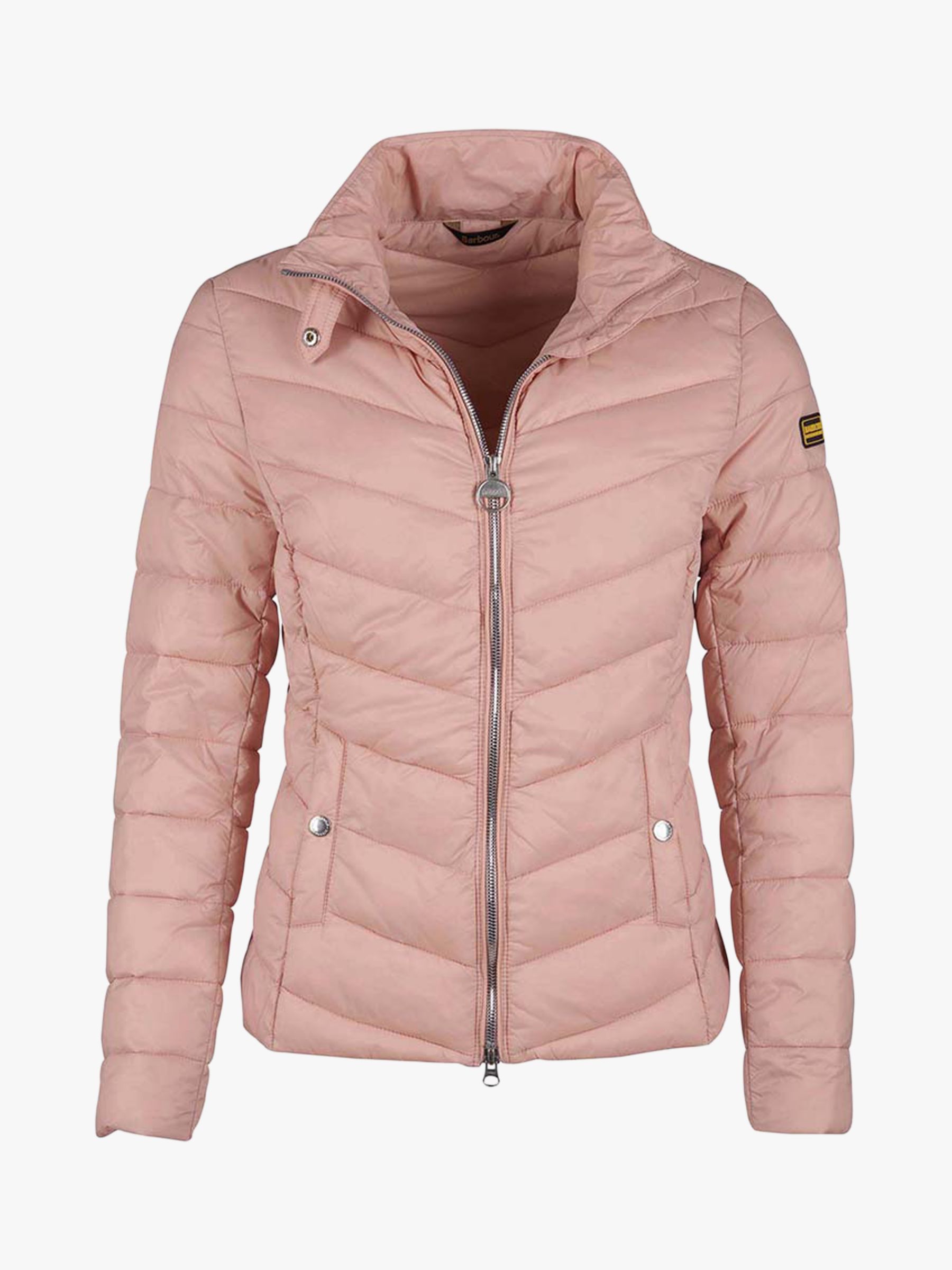 barbour international pink jacket