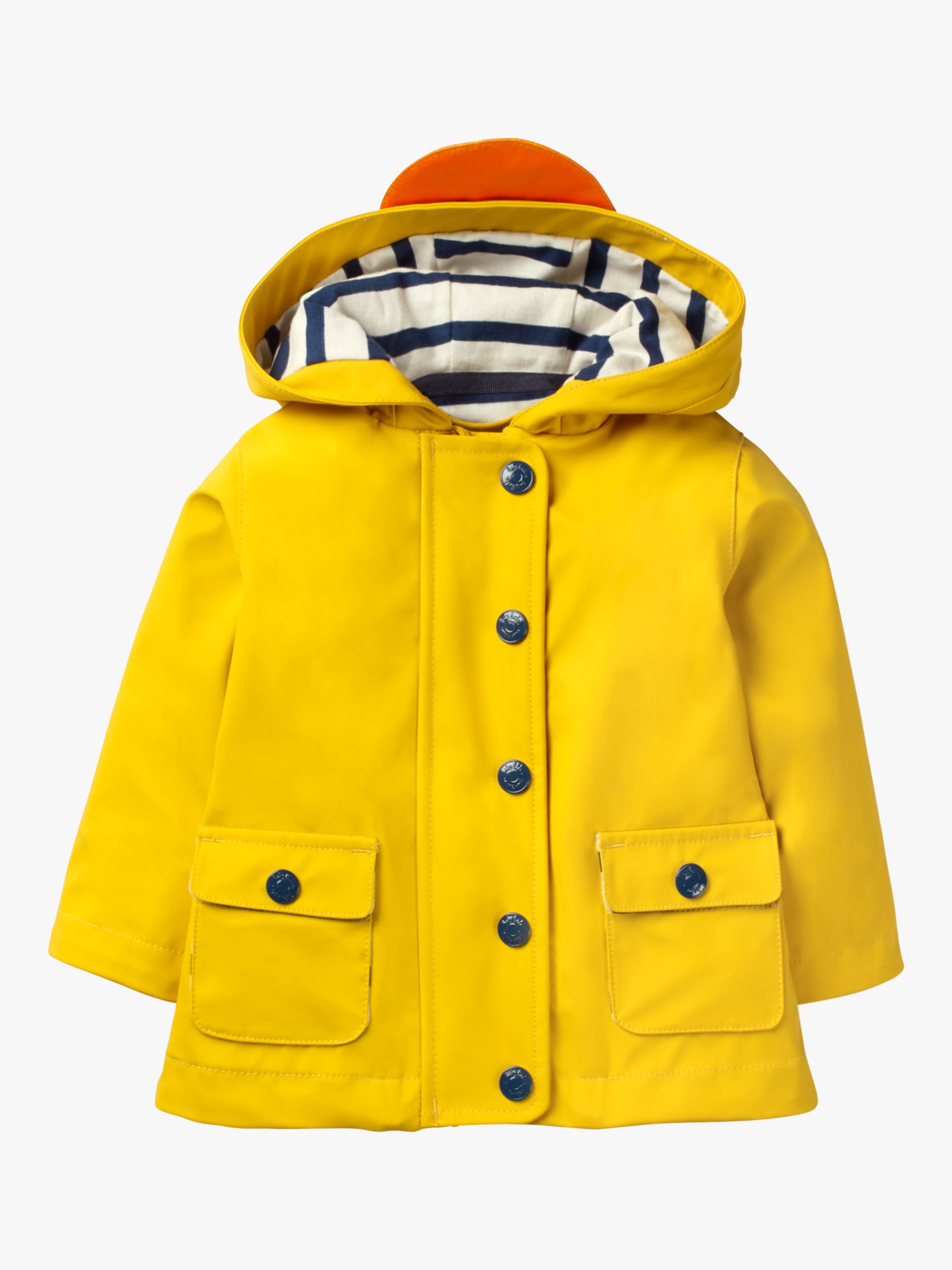 Mini Boden Baby Raincoat, Yellow at 
