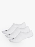 adidas No Show Training Socks, Pack of 3, White