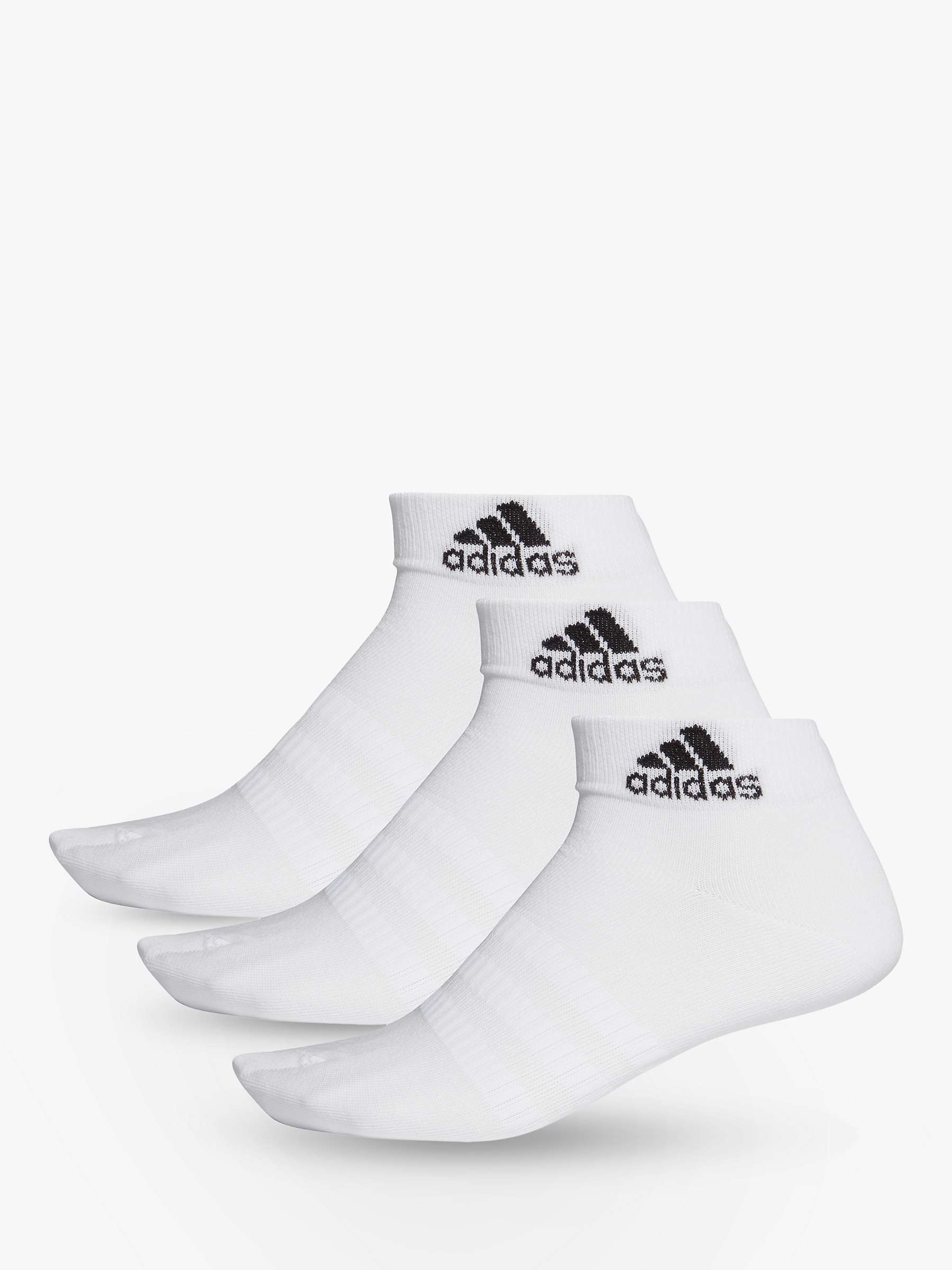 Buy adidas Light Training Ankle Socks, Pack of 3 Online at johnlewis.com