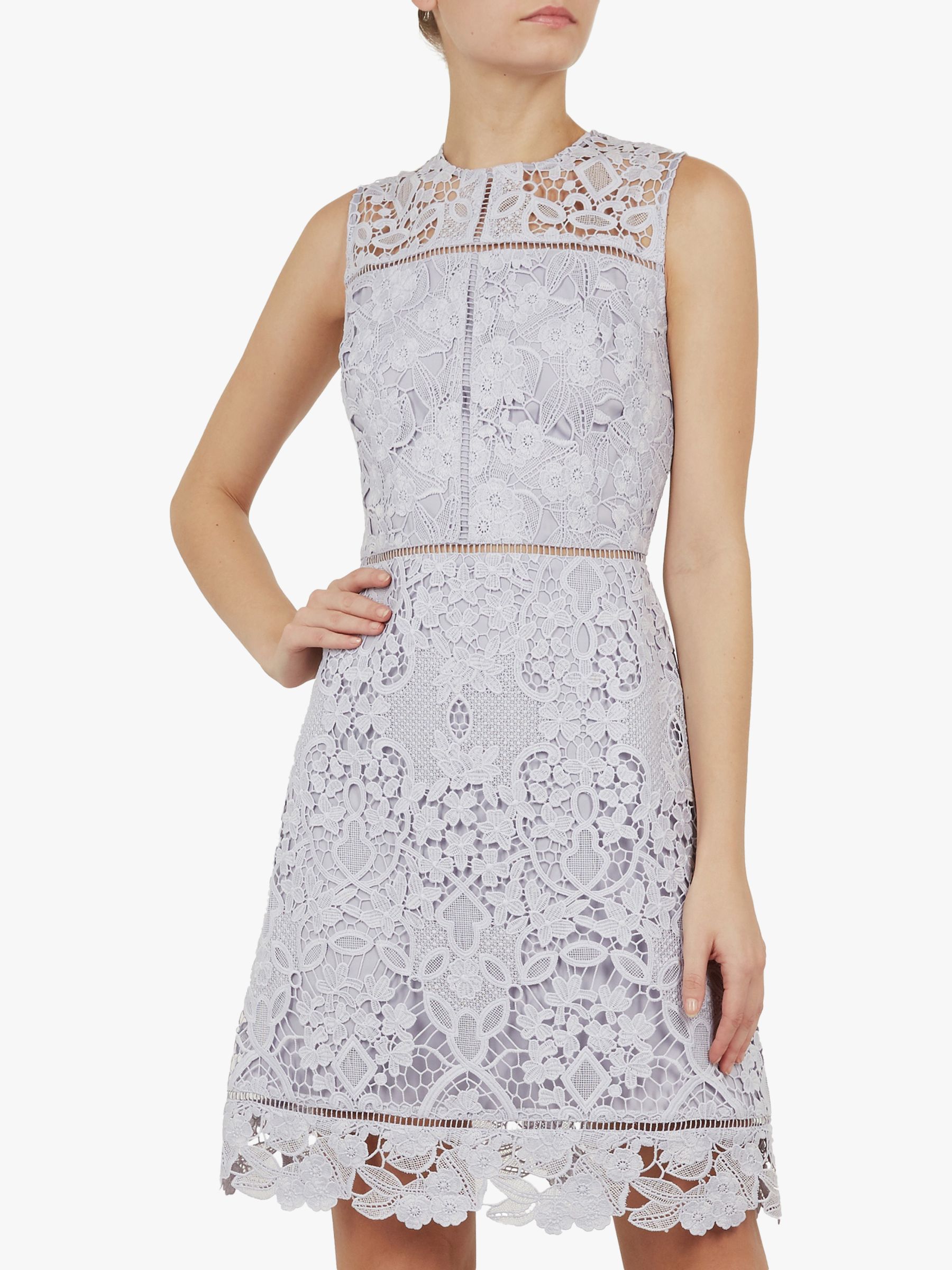 missguided lace fishtail dress