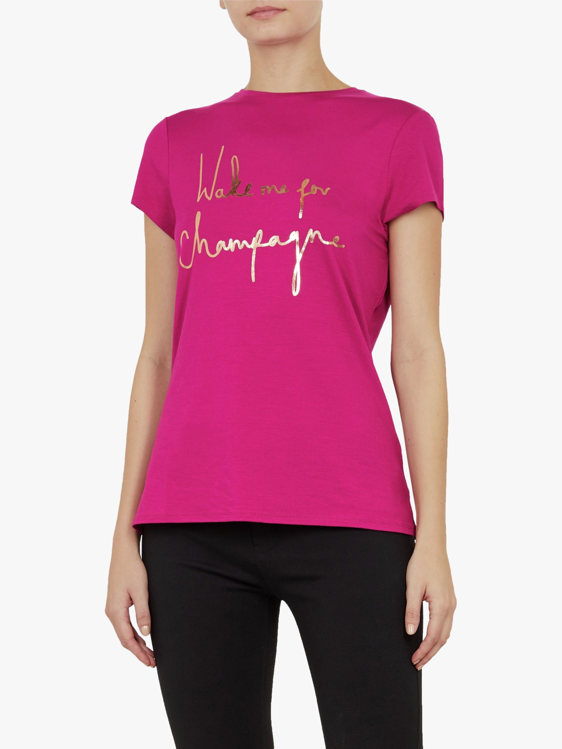 Ted Baker Lolyata Wake Me Up For Champagne T-Shirt