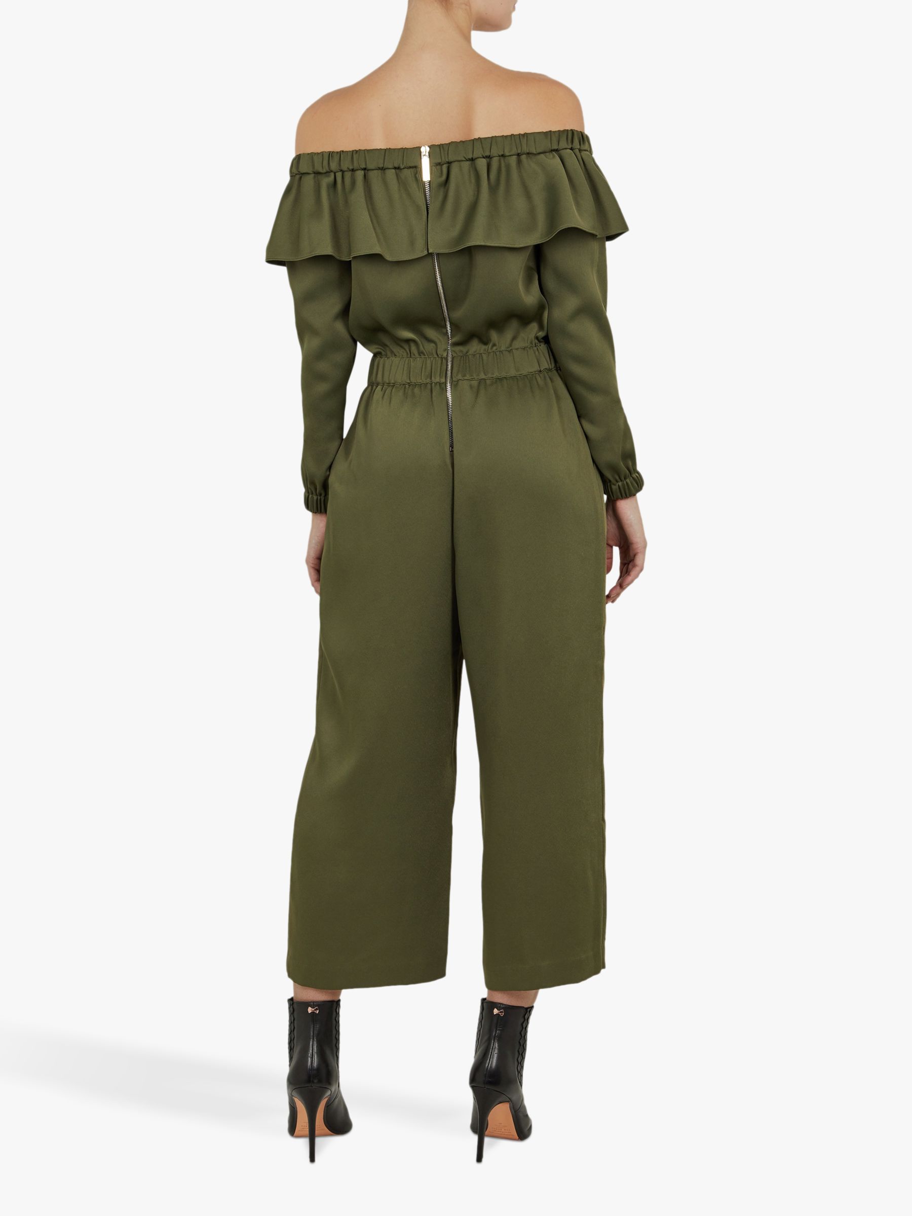 ted baker khaki jumpsuit