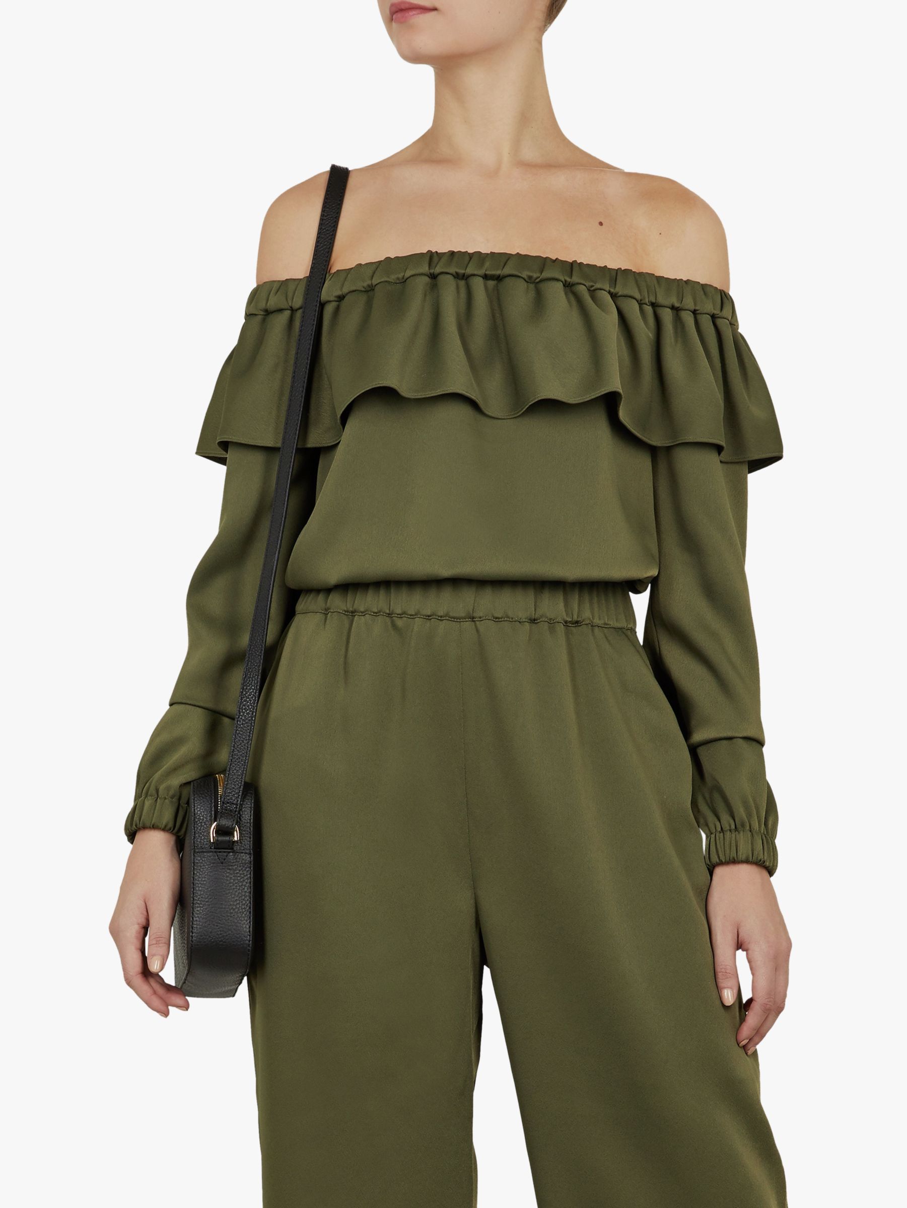 ted baker khaki jumpsuit