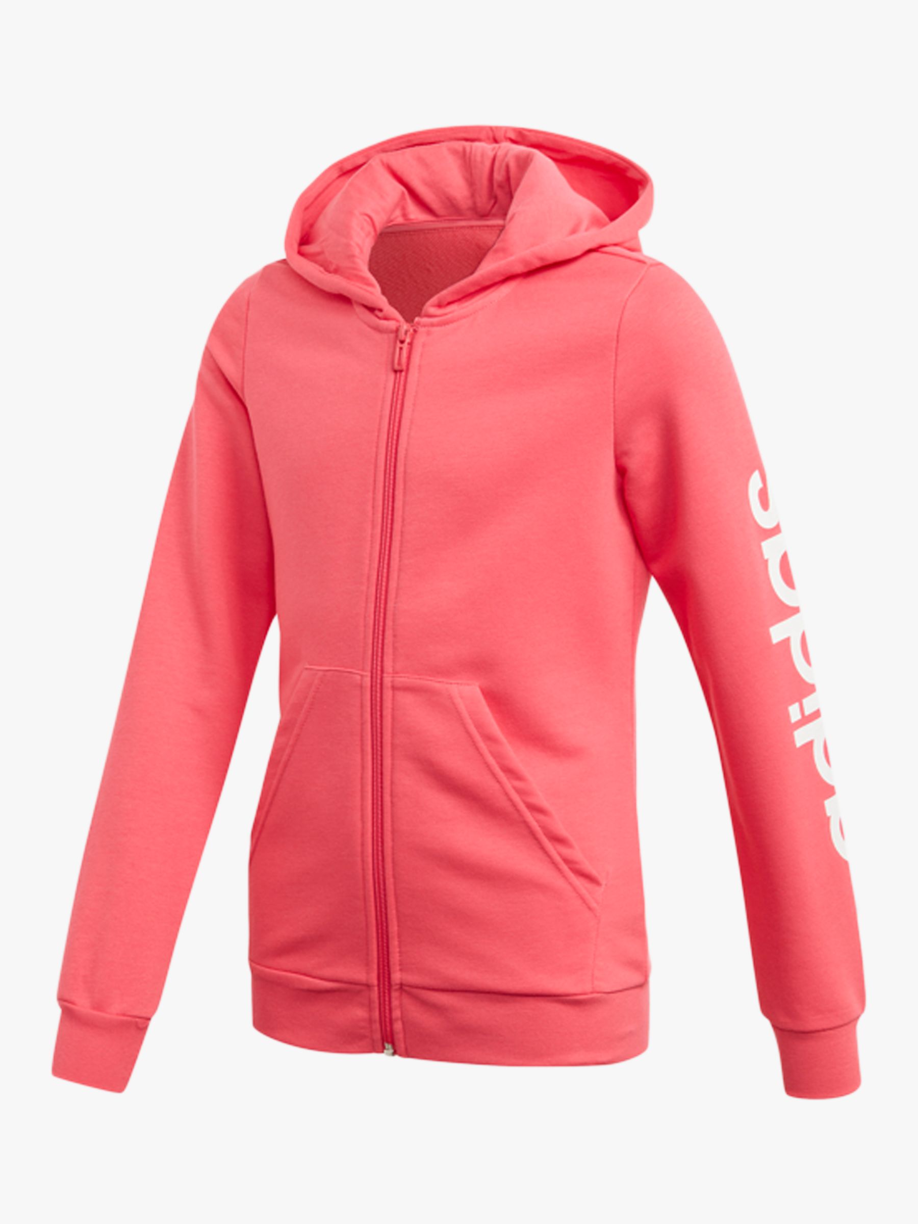adidas pink hoodie girls