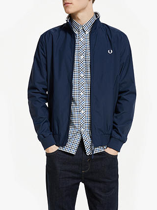 Fred Perry Brentham Jacket, Carbon Blue