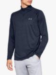 Under Armour Tech 2.0 1/2 Zip Long Sleeve Gym Top, Navy