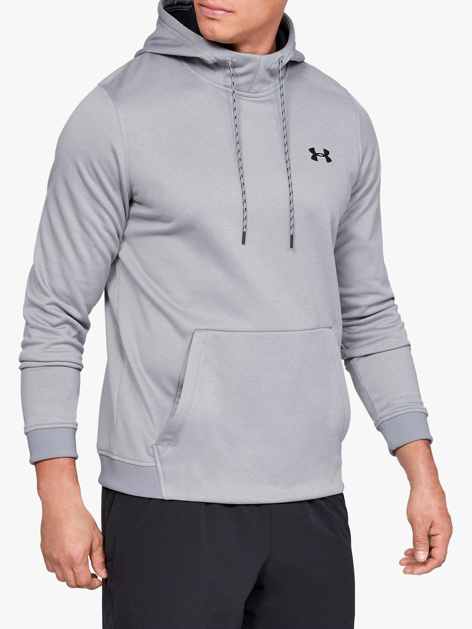 grey under armor hoodie