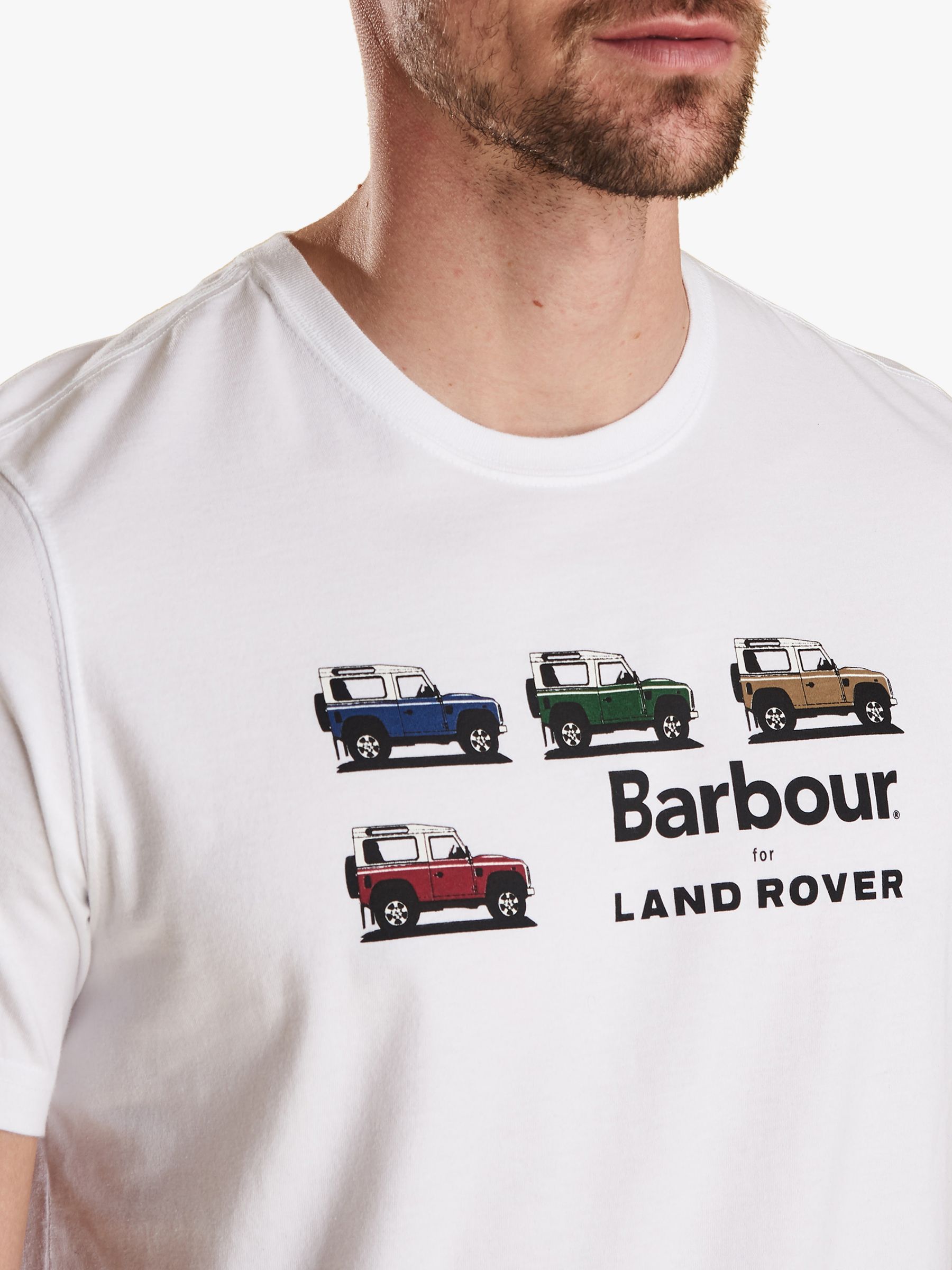 barbour land rover defender t shirt