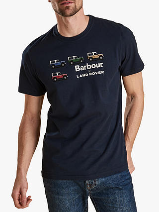 Barbour Land Rover Defender Short Sleeve Graphic T-Shirt, Blue