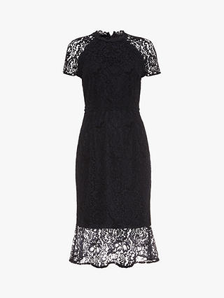 Phase Eight Mabel Lace Dress, Navy