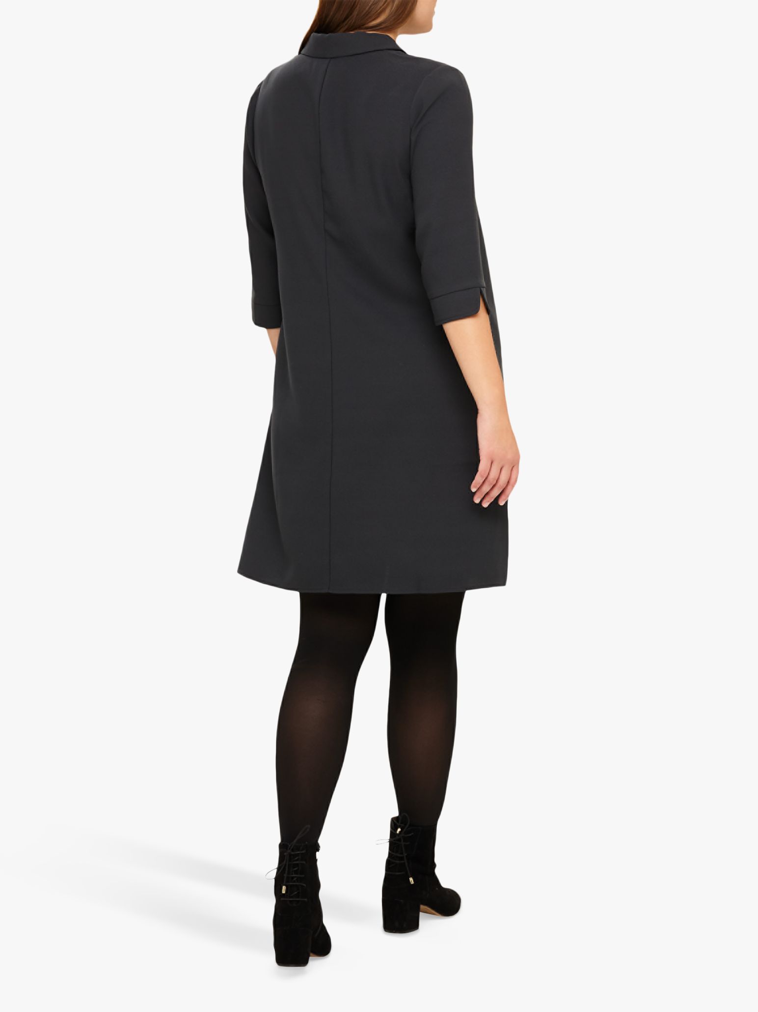 Studio 8 Bette Shirt Swing Dress Charcoal