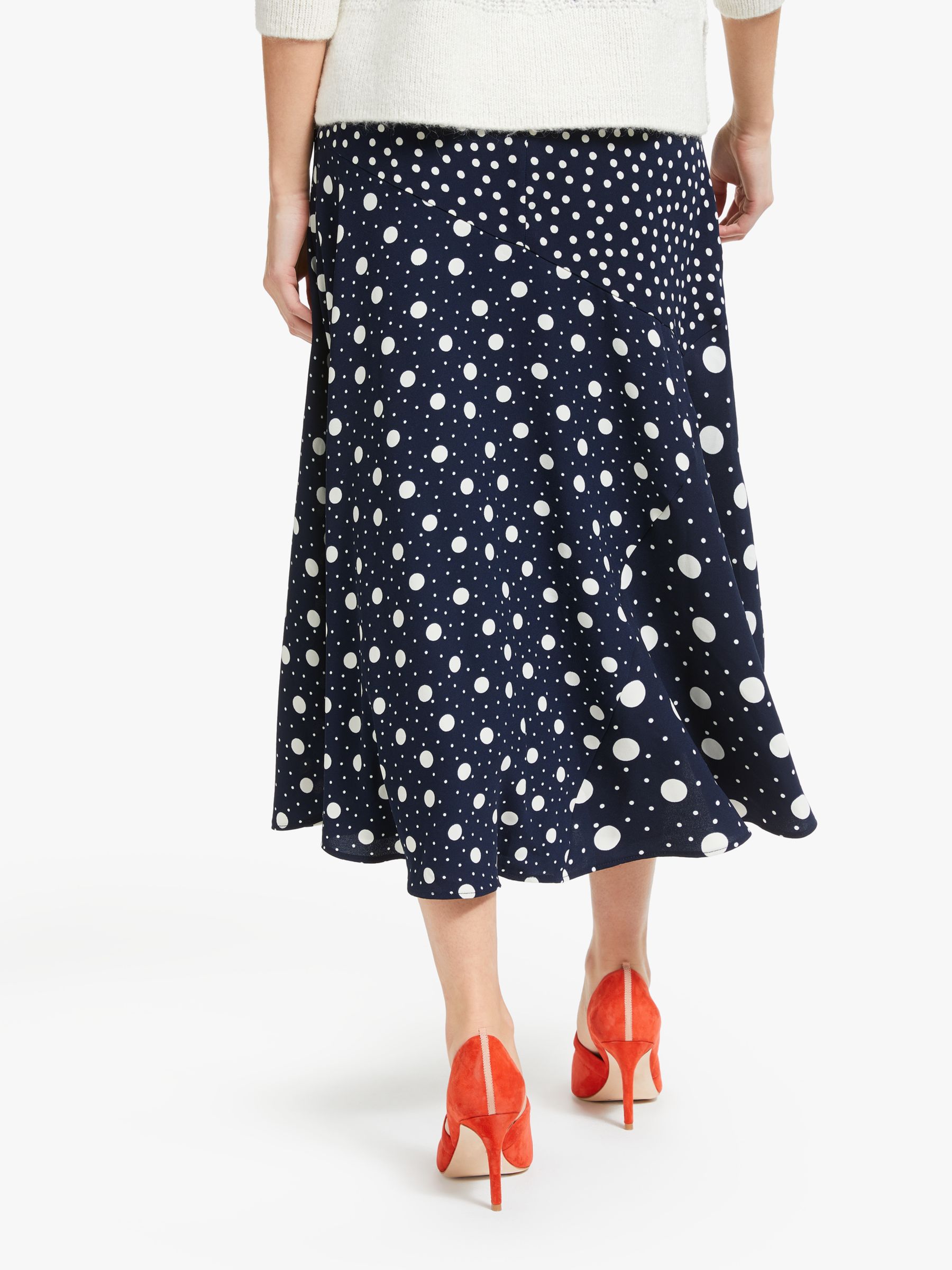 Boden Alina Midi Skirt, Blue