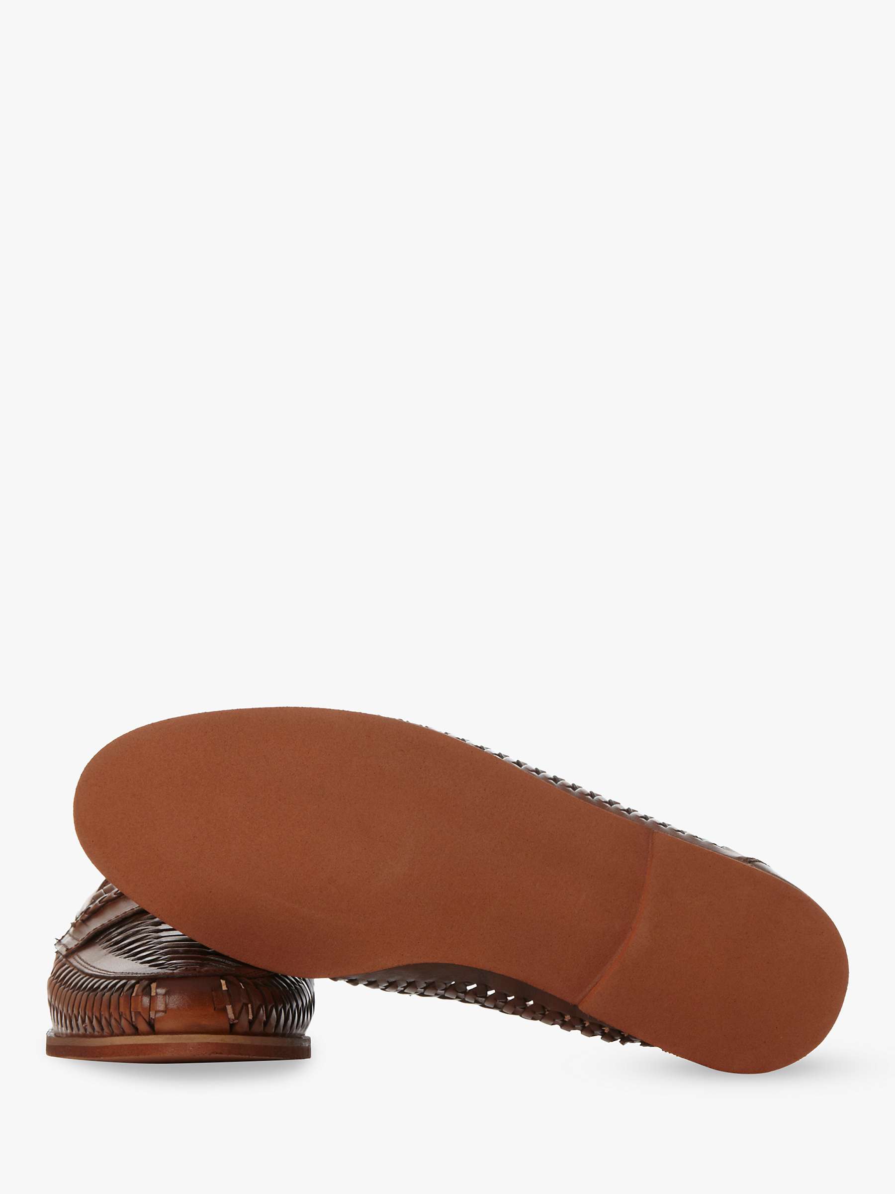 Buy Dune Brighton Rock Woven Leather Loafers Online at johnlewis.com